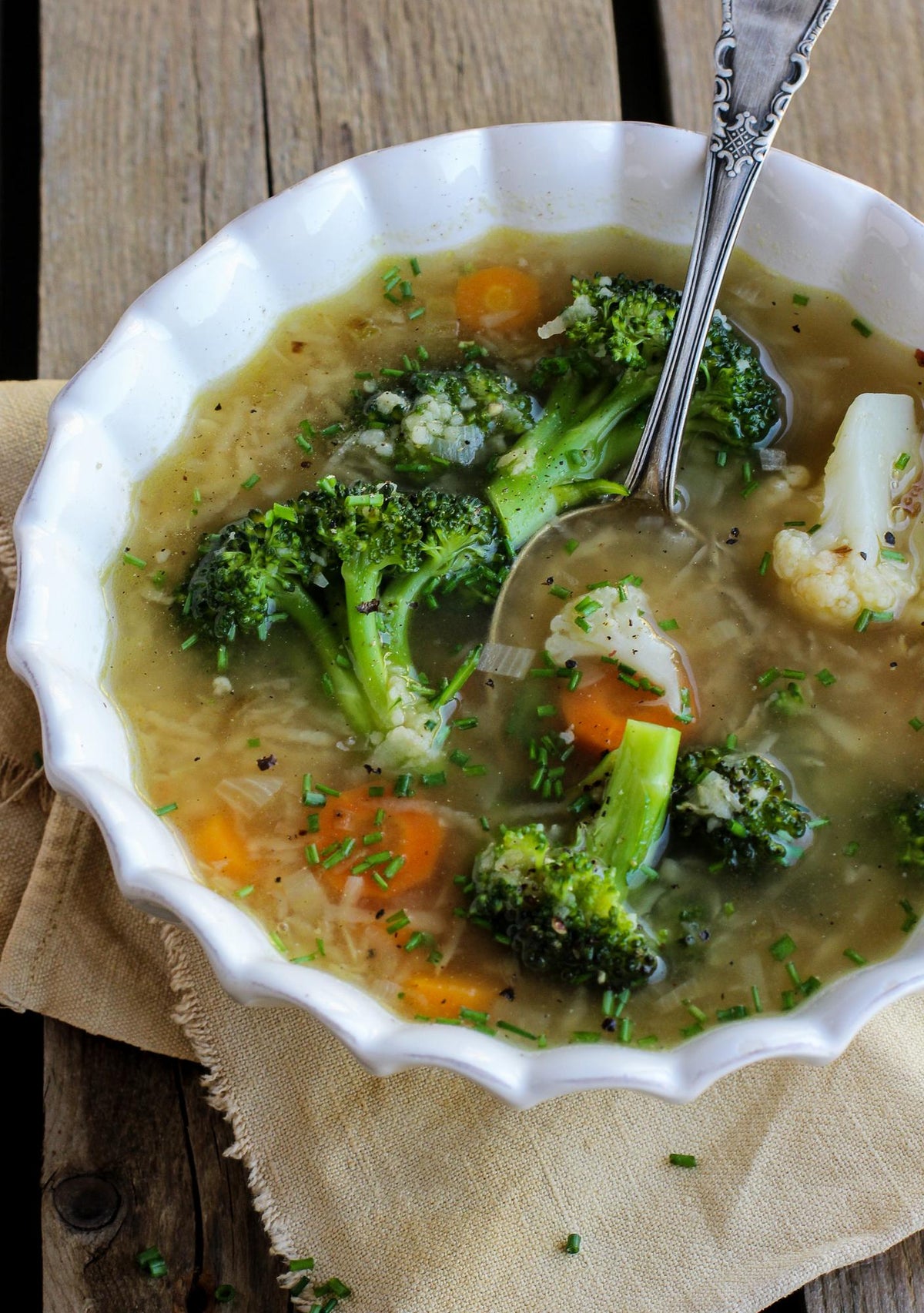 Zuppa di verdure con cuscus