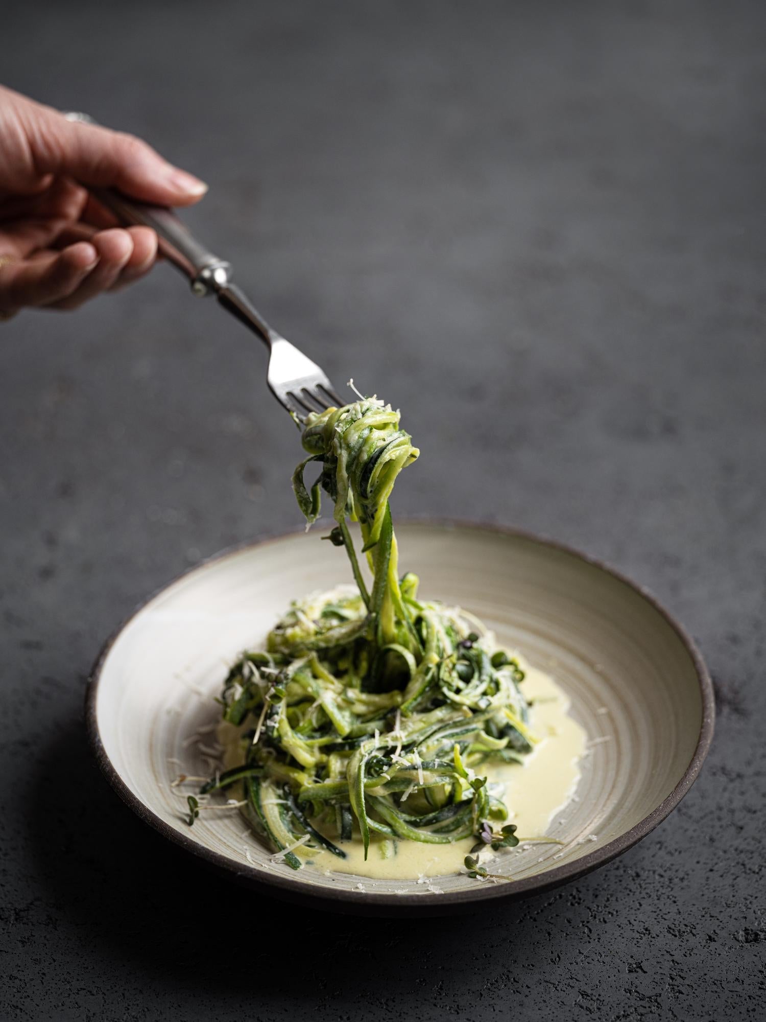 Carbonara sana di zucchine