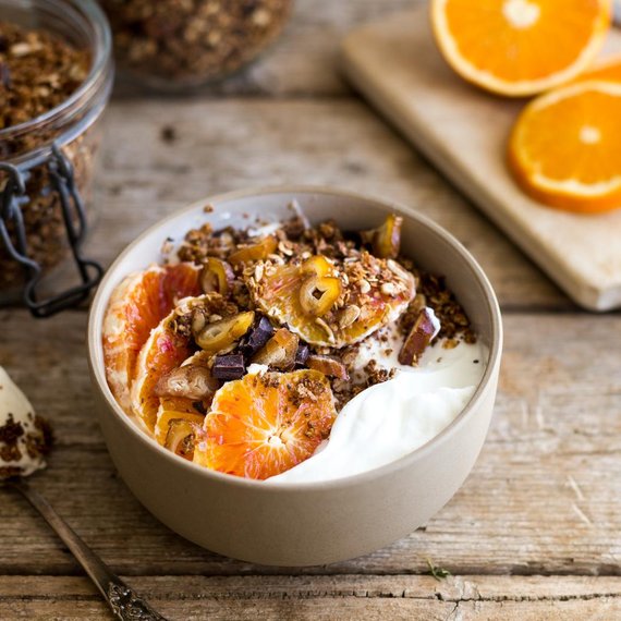 Granola con datteri