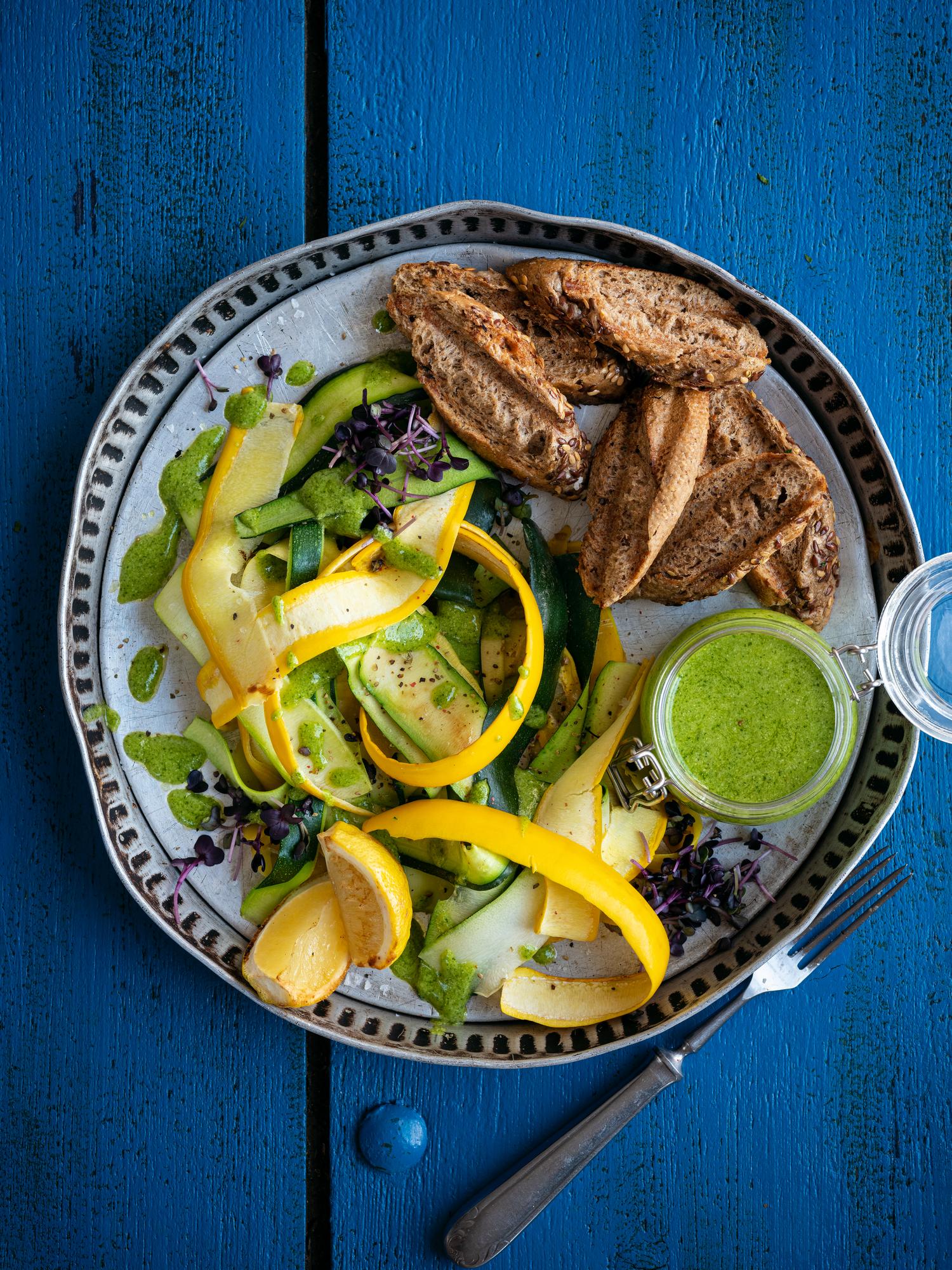 Zucchine grigliate con parmigiano