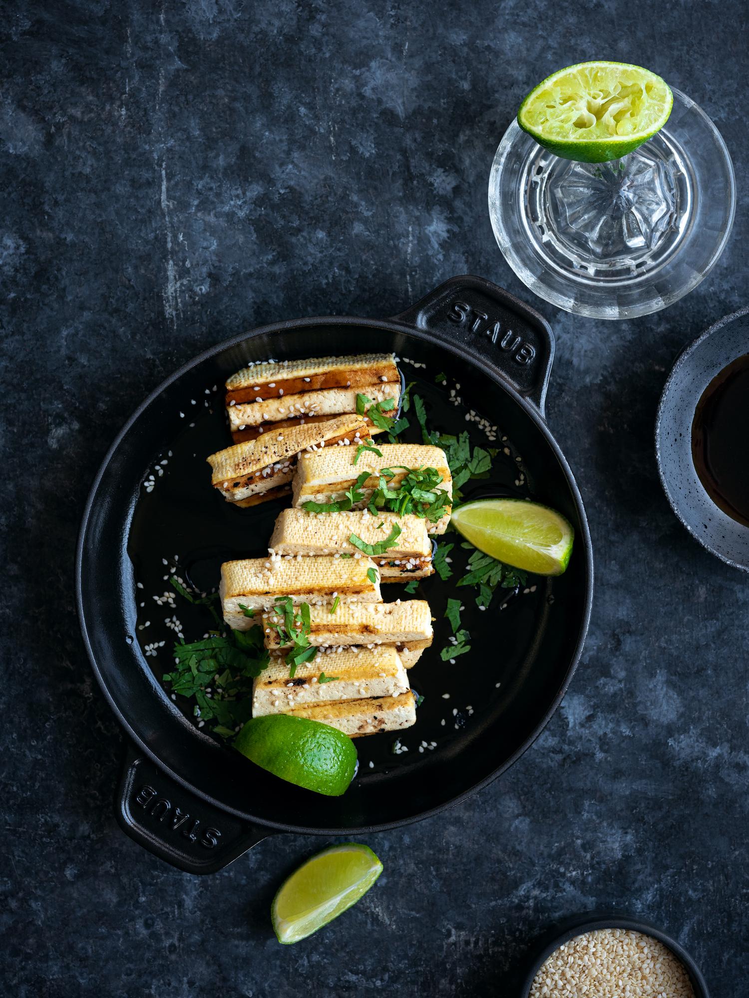 Tofu grigliato al sesamo