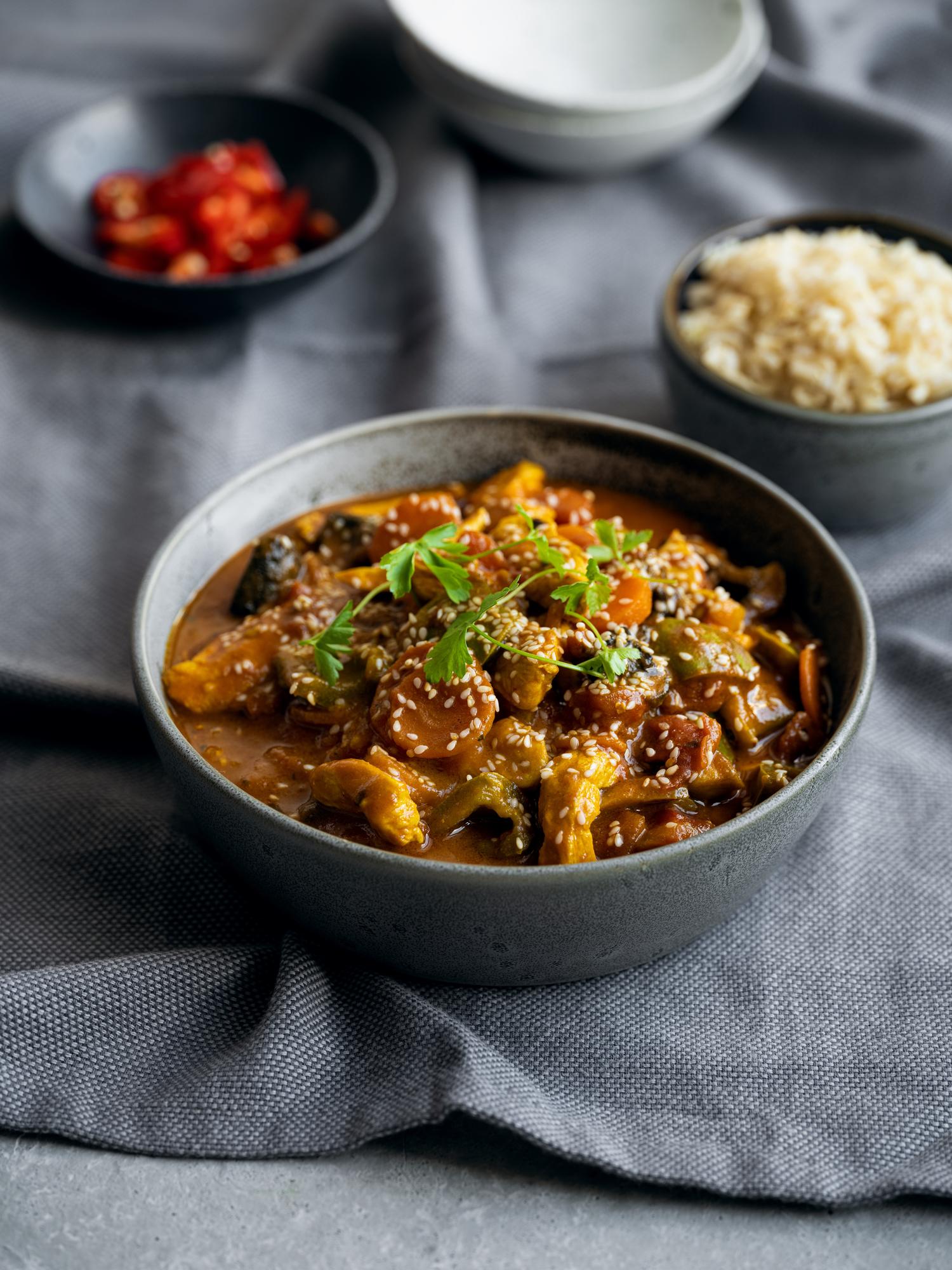 Pollo al latte di cocco
