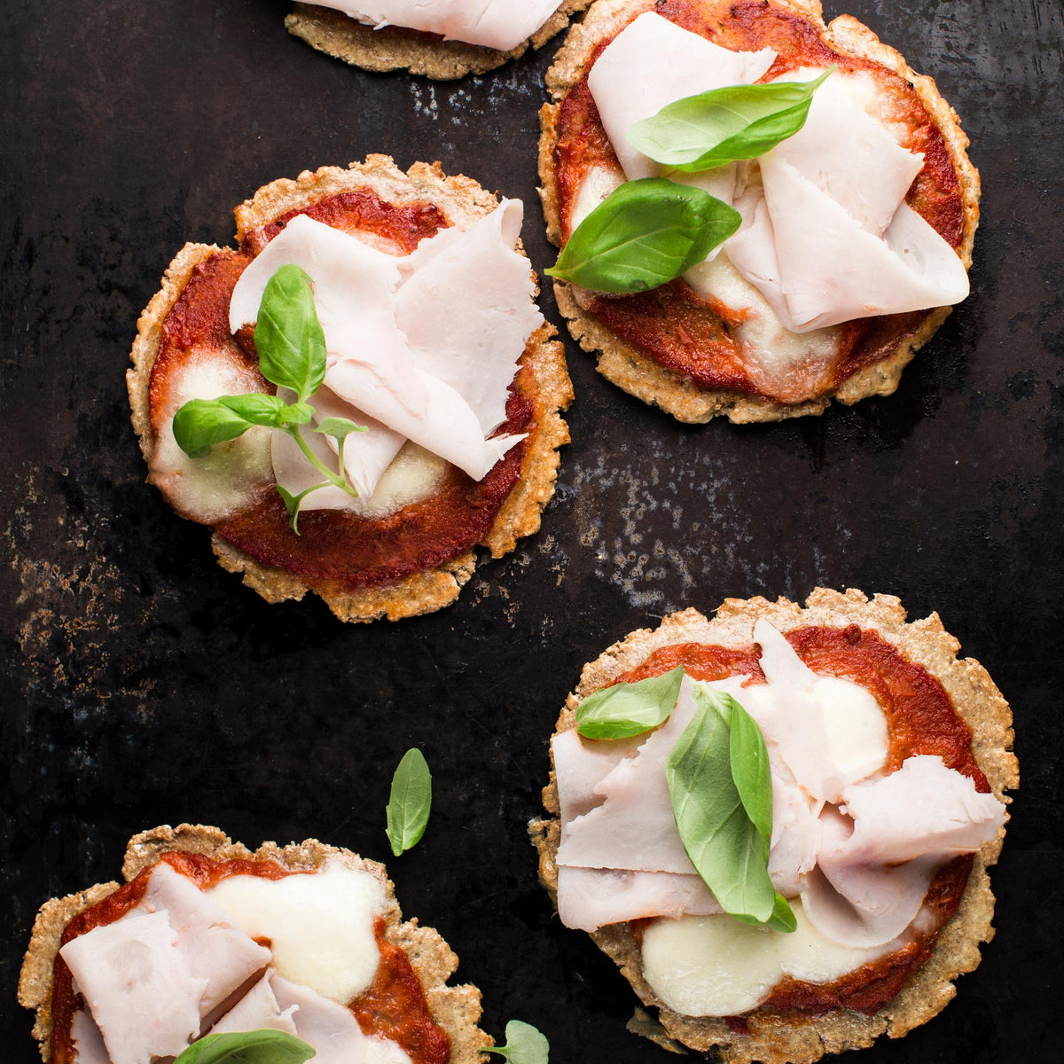 Mini pizza di avena