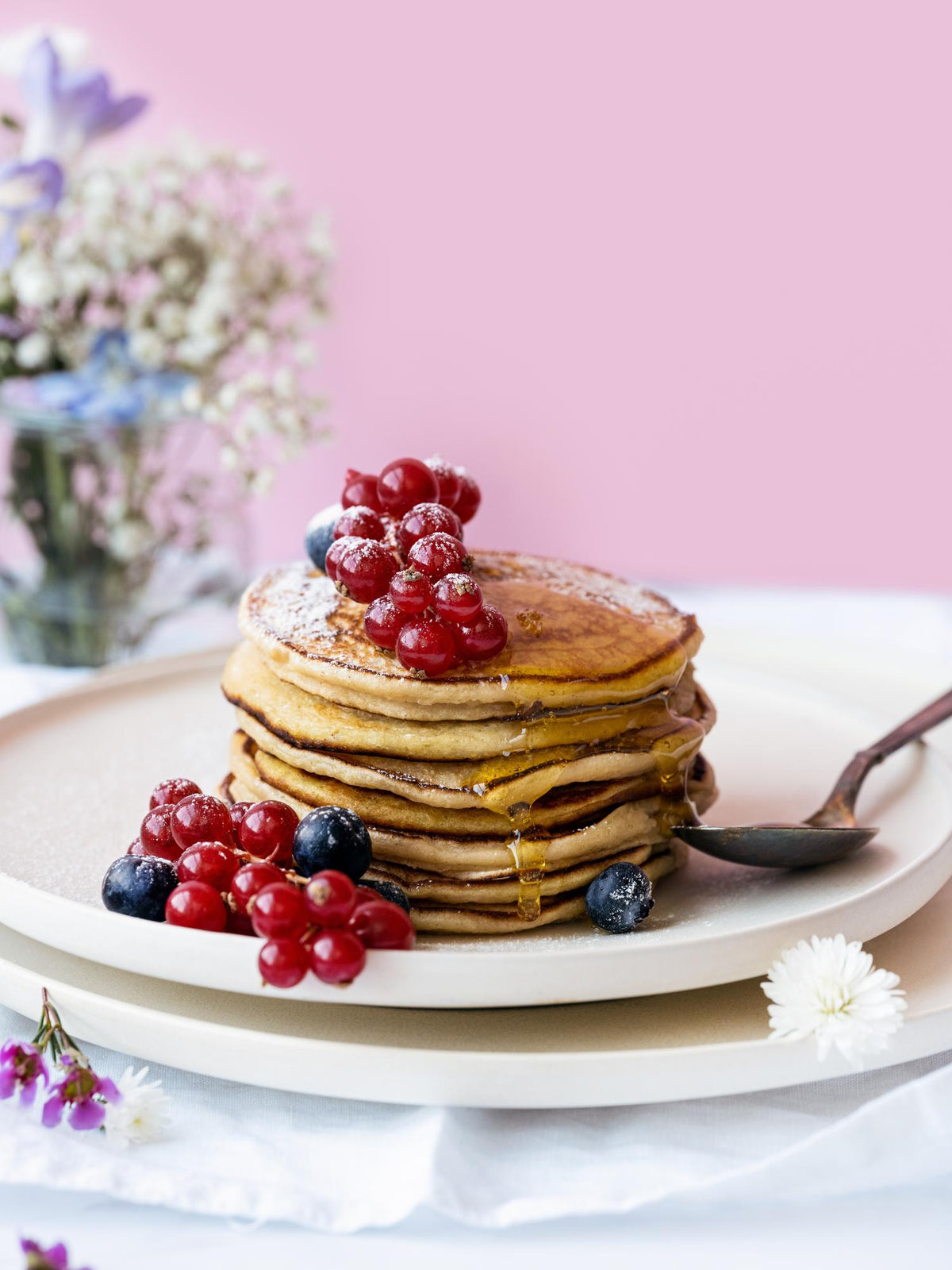 Pancake di avena con latticello