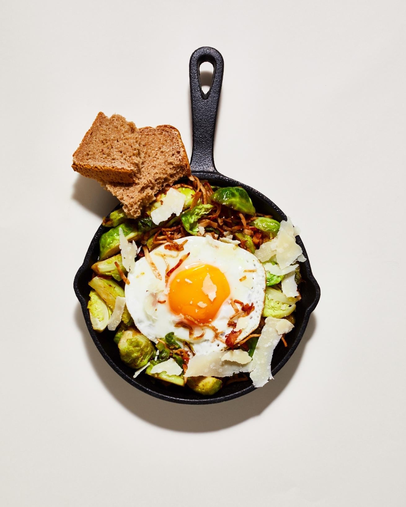 Hash con cavoletti di Bruxelles