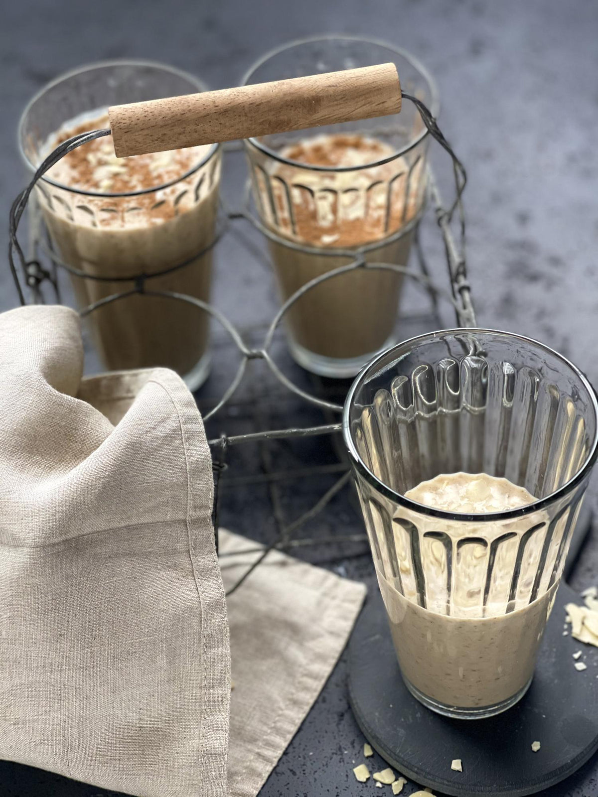 Milkshake autunnale con datteri