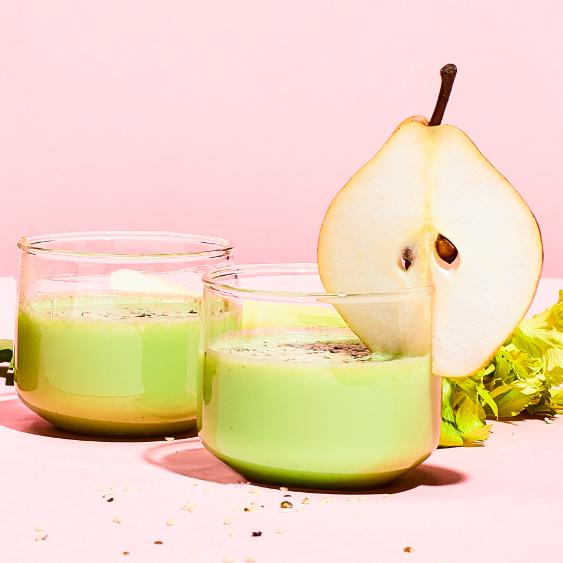 Succo di pera con pepe di Cayenna