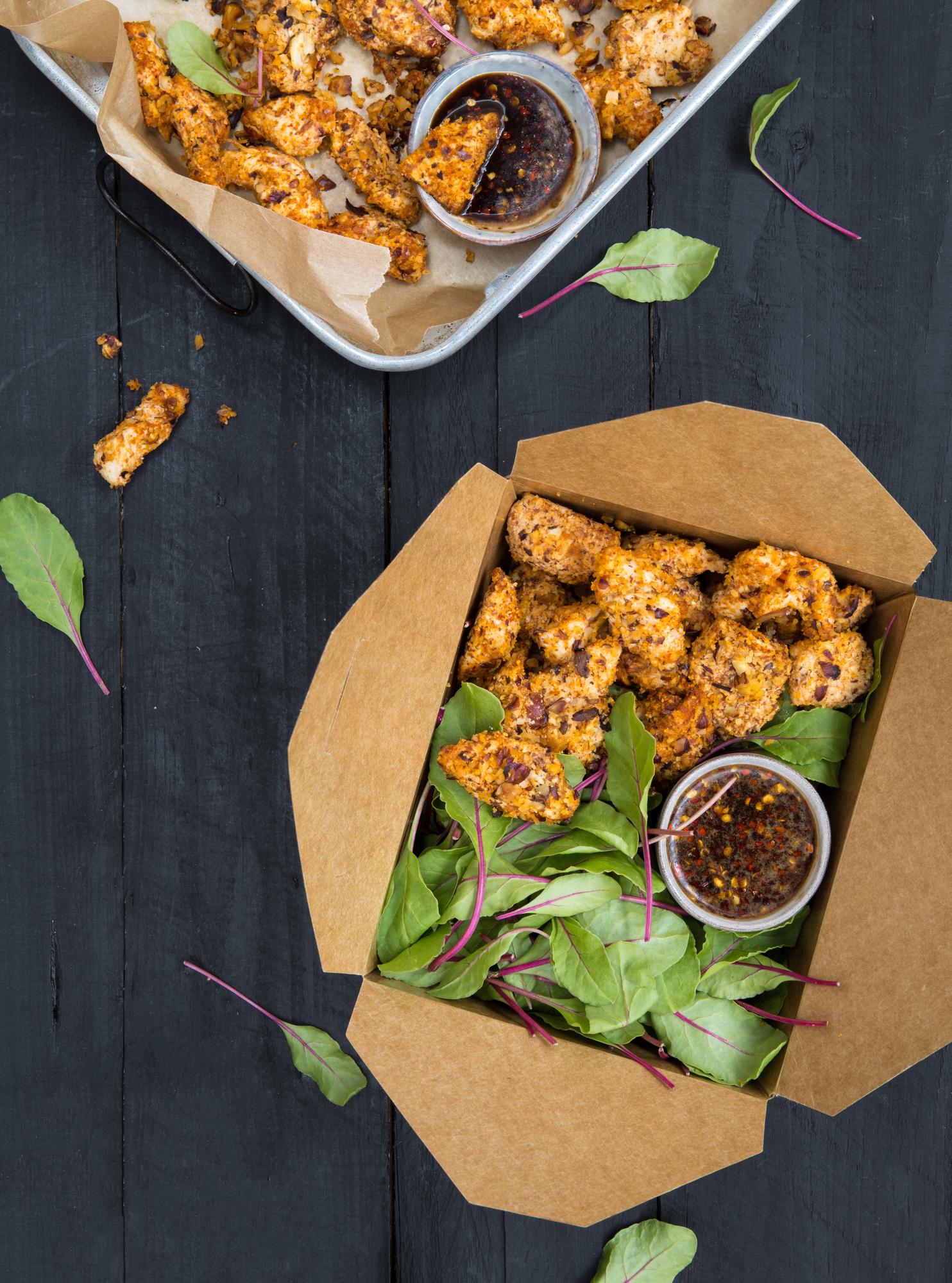 Nugget di pollo alle nocciole
