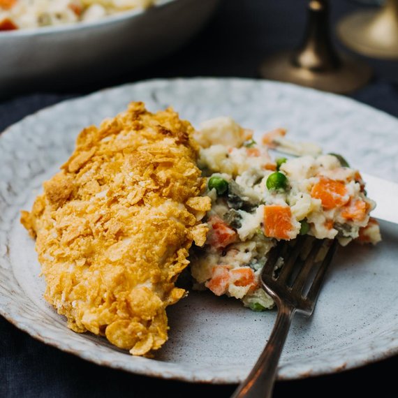 Cotoletta di pollo in cornflakes