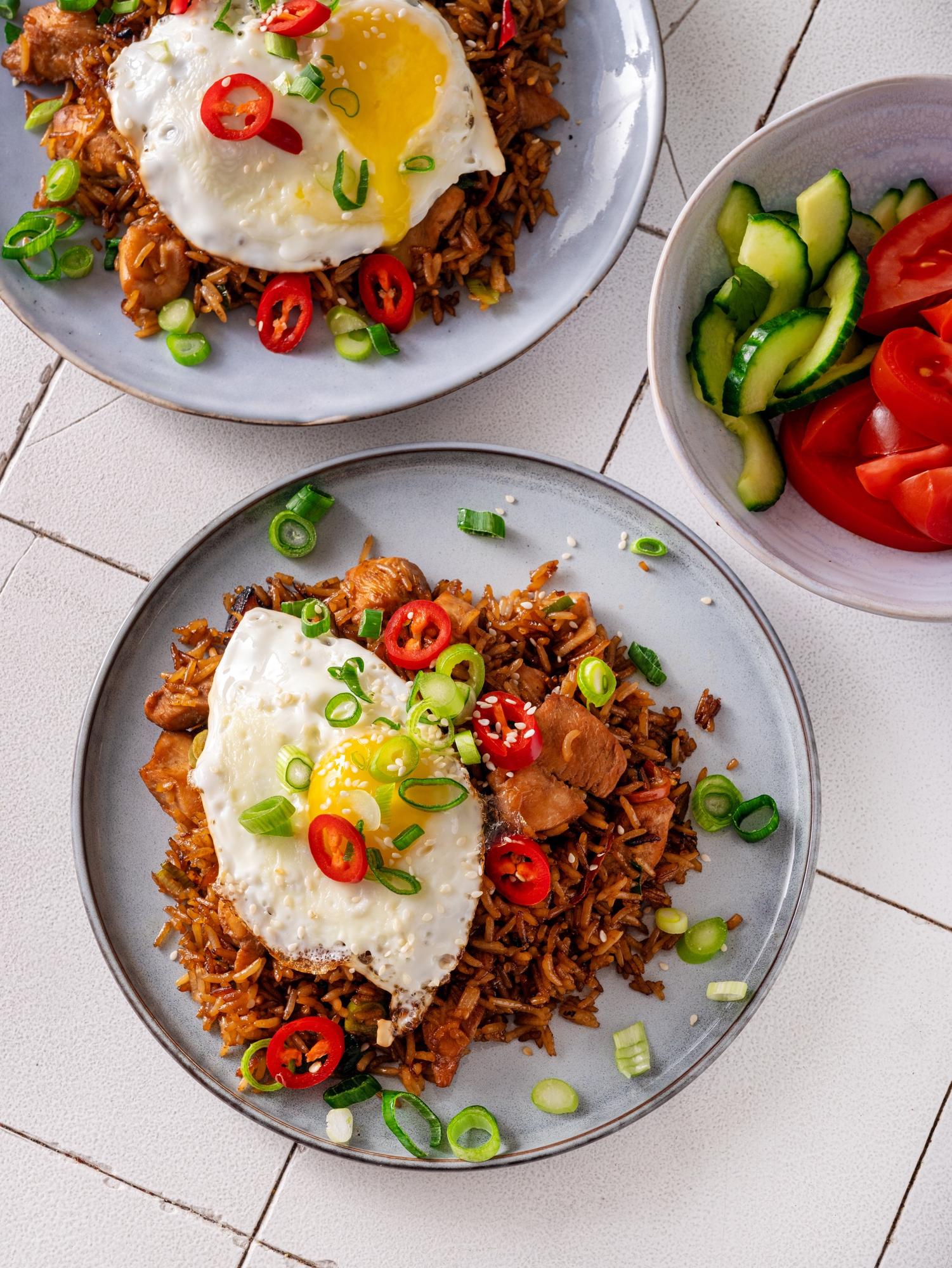 Riso indonesiano Nasi goreng