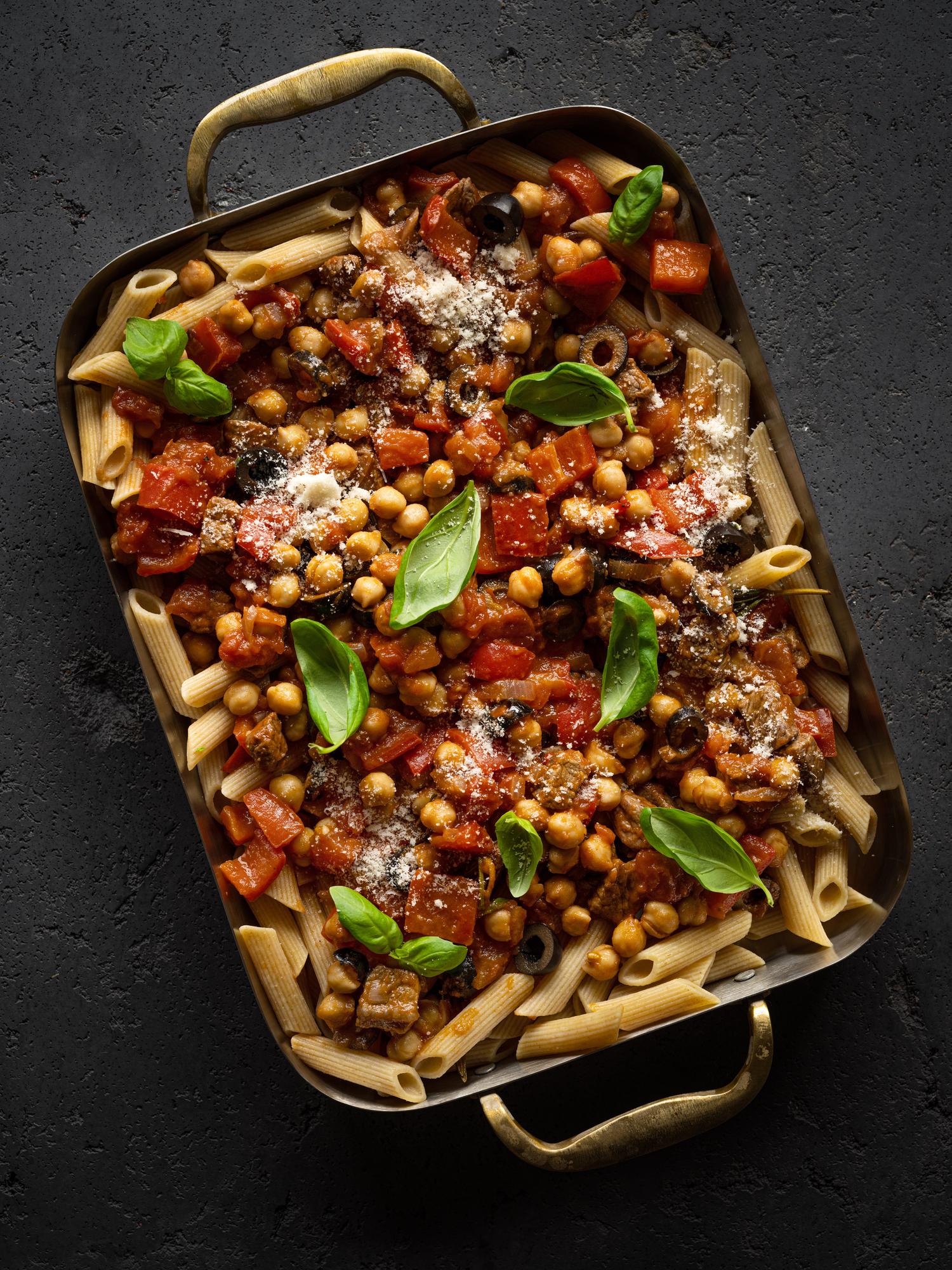 Ragù italiano con ceci