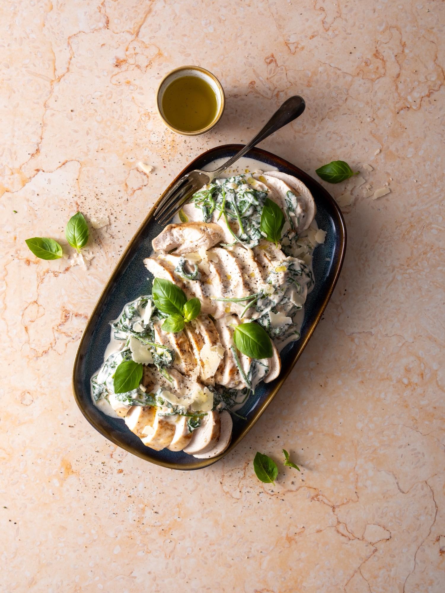 Pollo alla fiorentina italiano