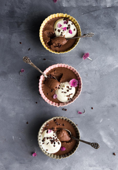 Mousse al cocco e cioccolato