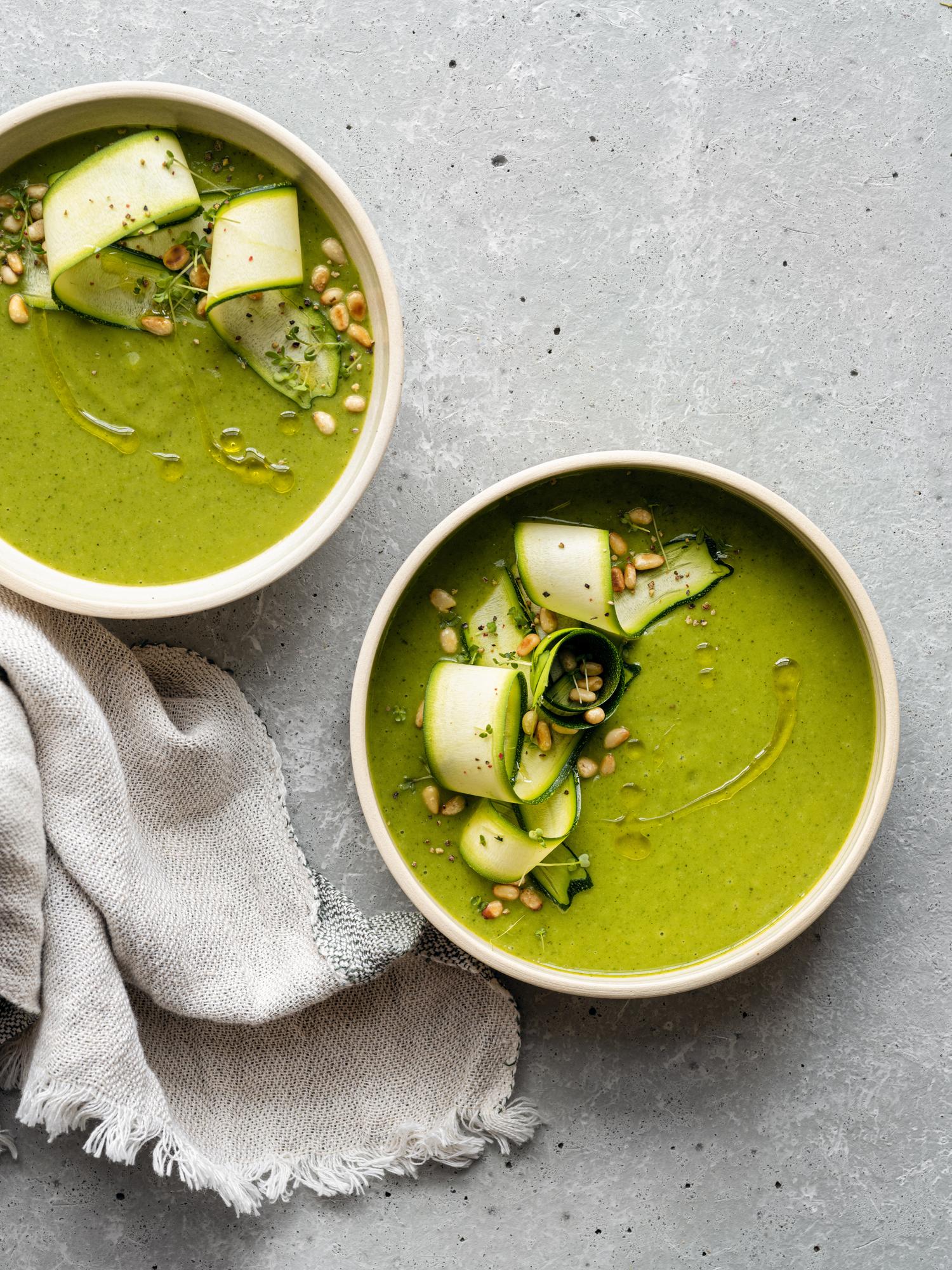 Zuppa di patate e zucchine