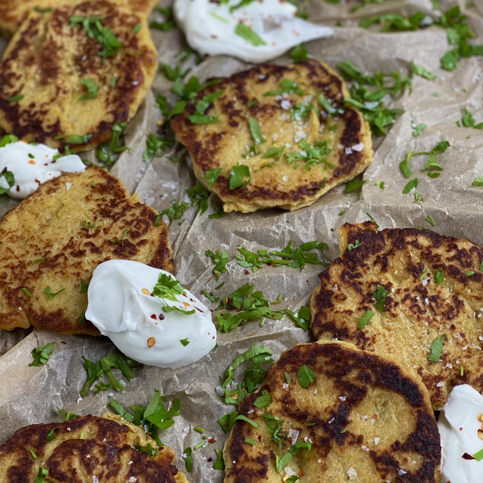 Frittelle di patate con farina di grano saraceno