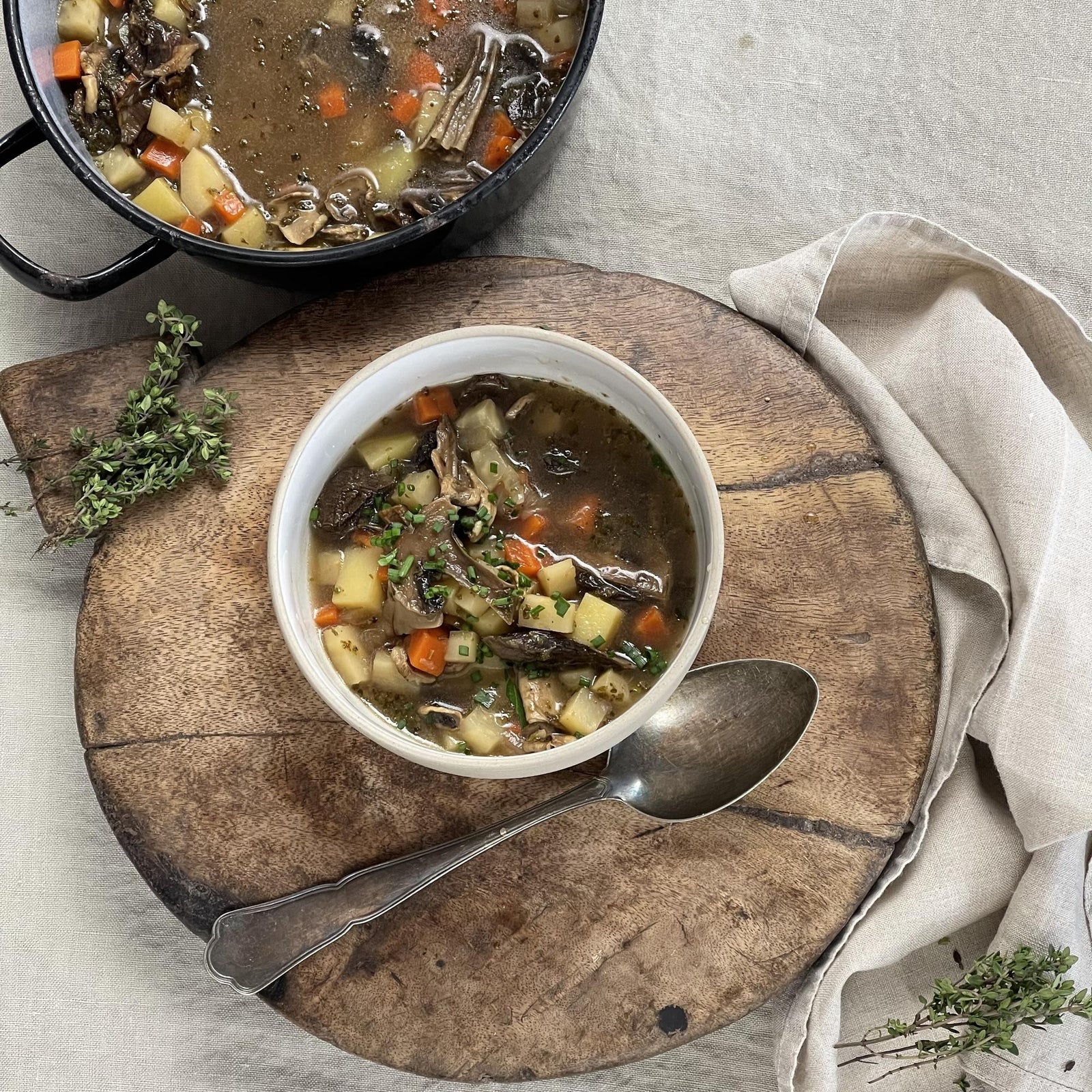 Zuppa di patate come quella della nonna
