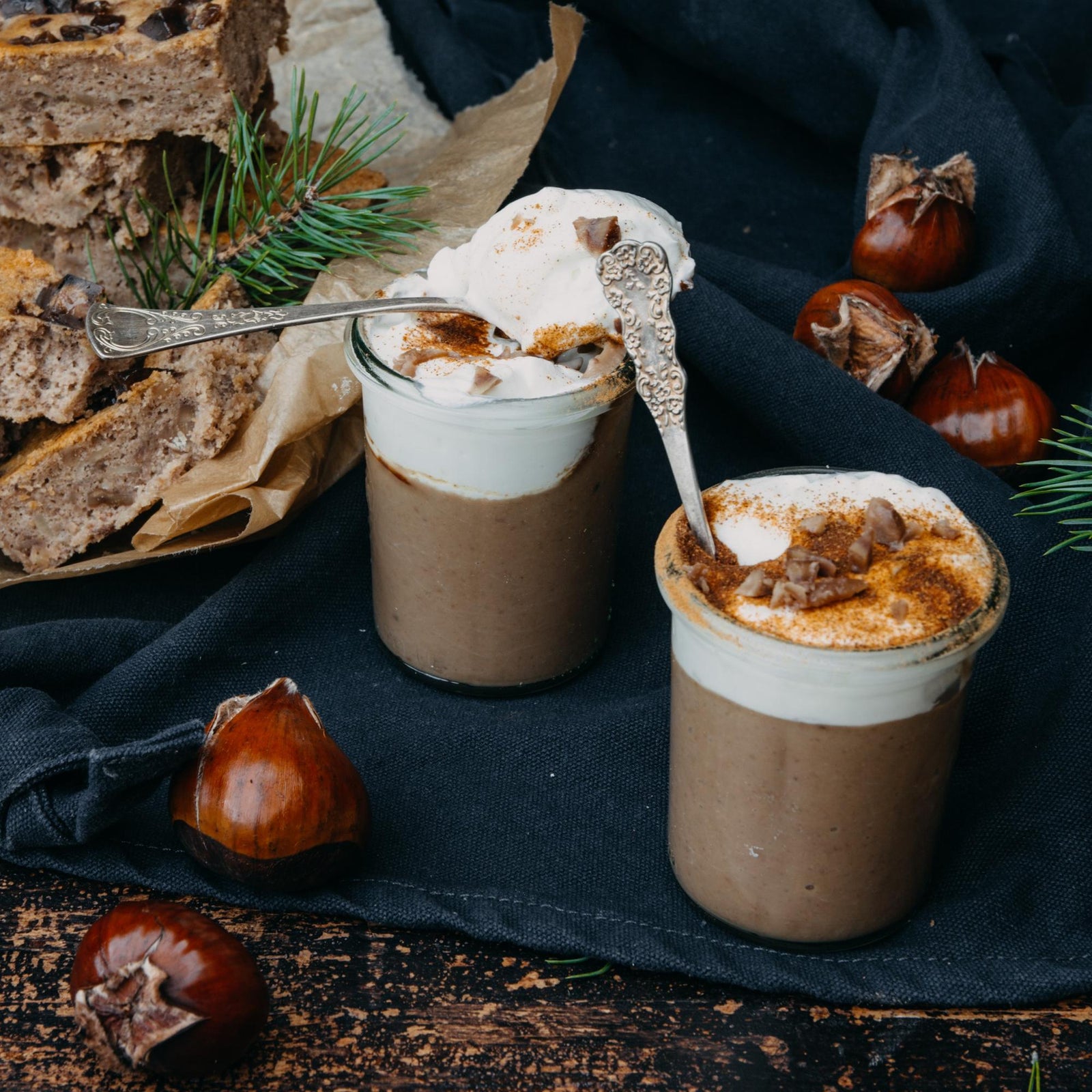 Budino di castagne