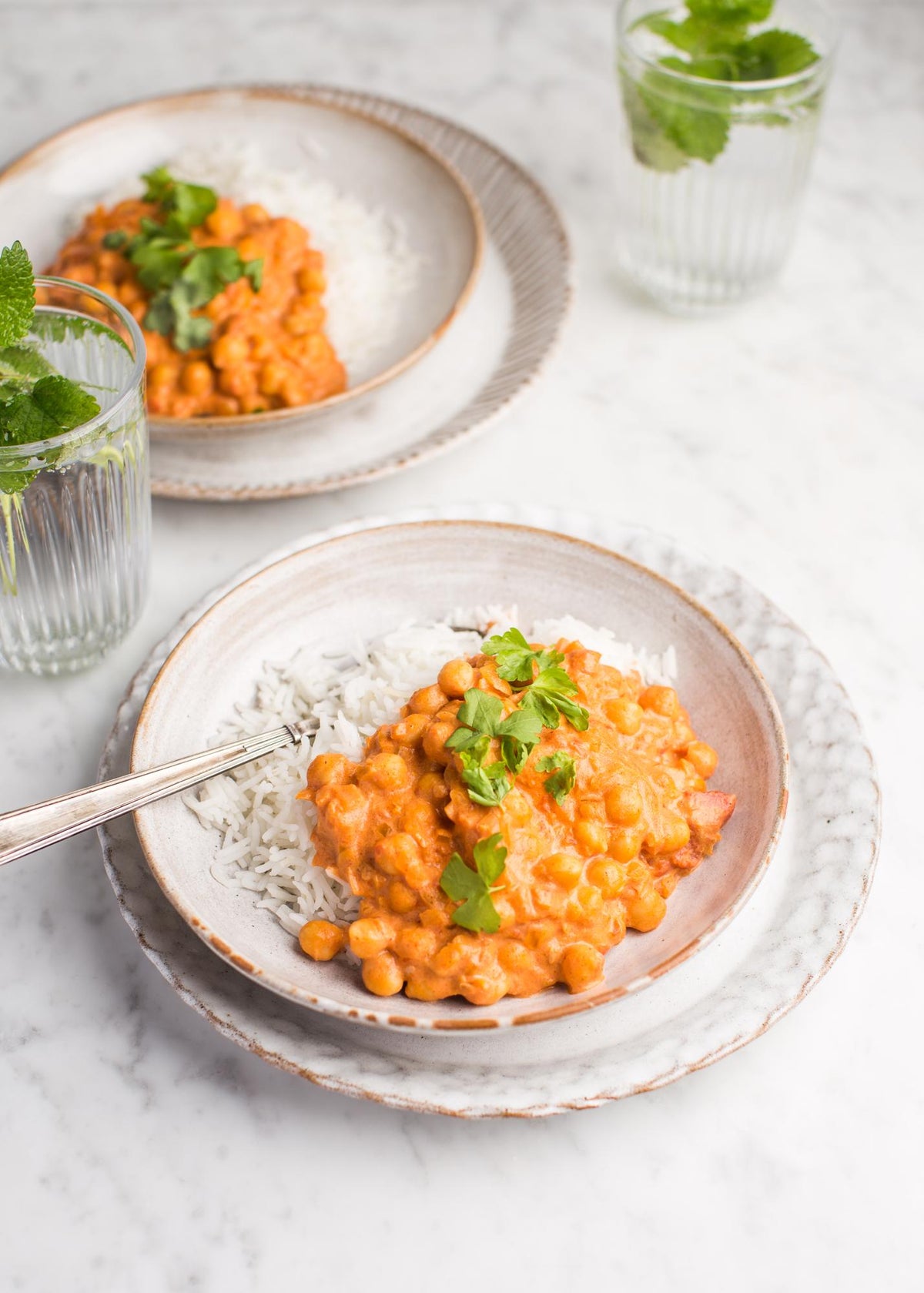 Salsa di ceci con riso