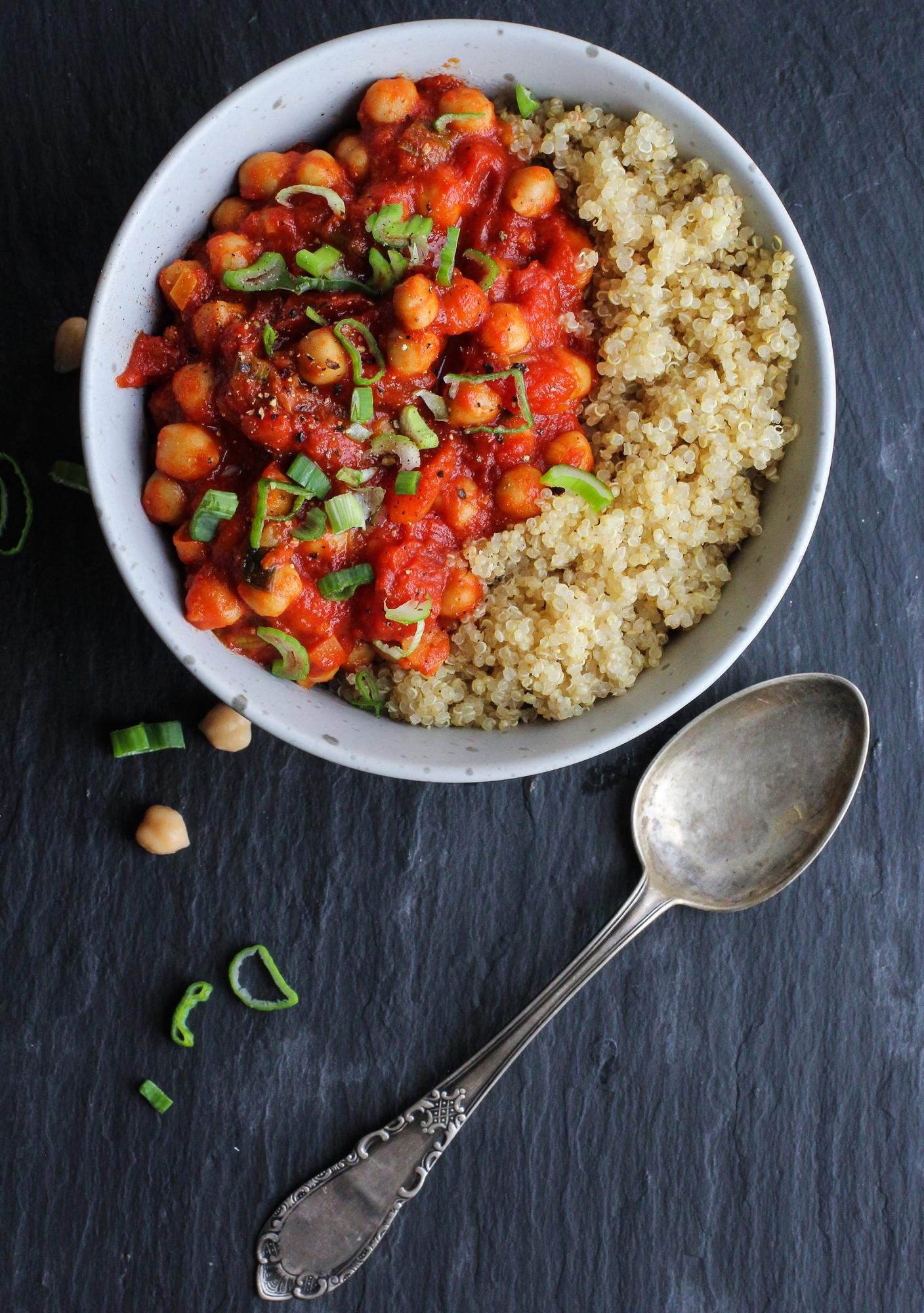 Salsa di ceci con quinoa