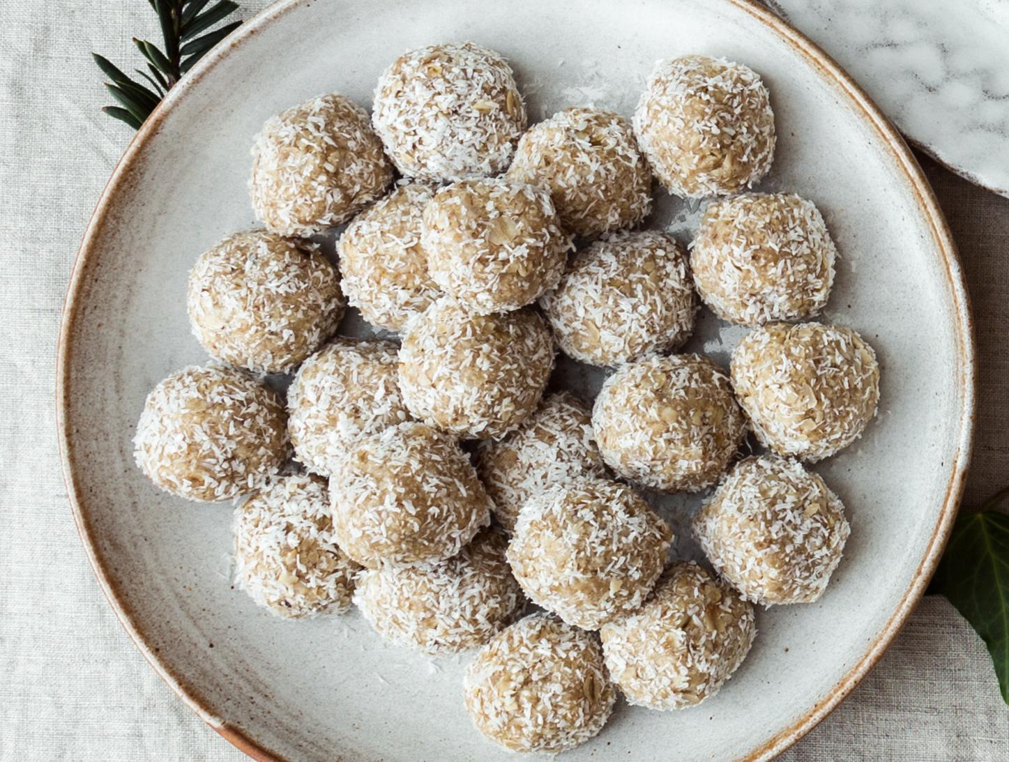 Palline di cocco ai ceci
