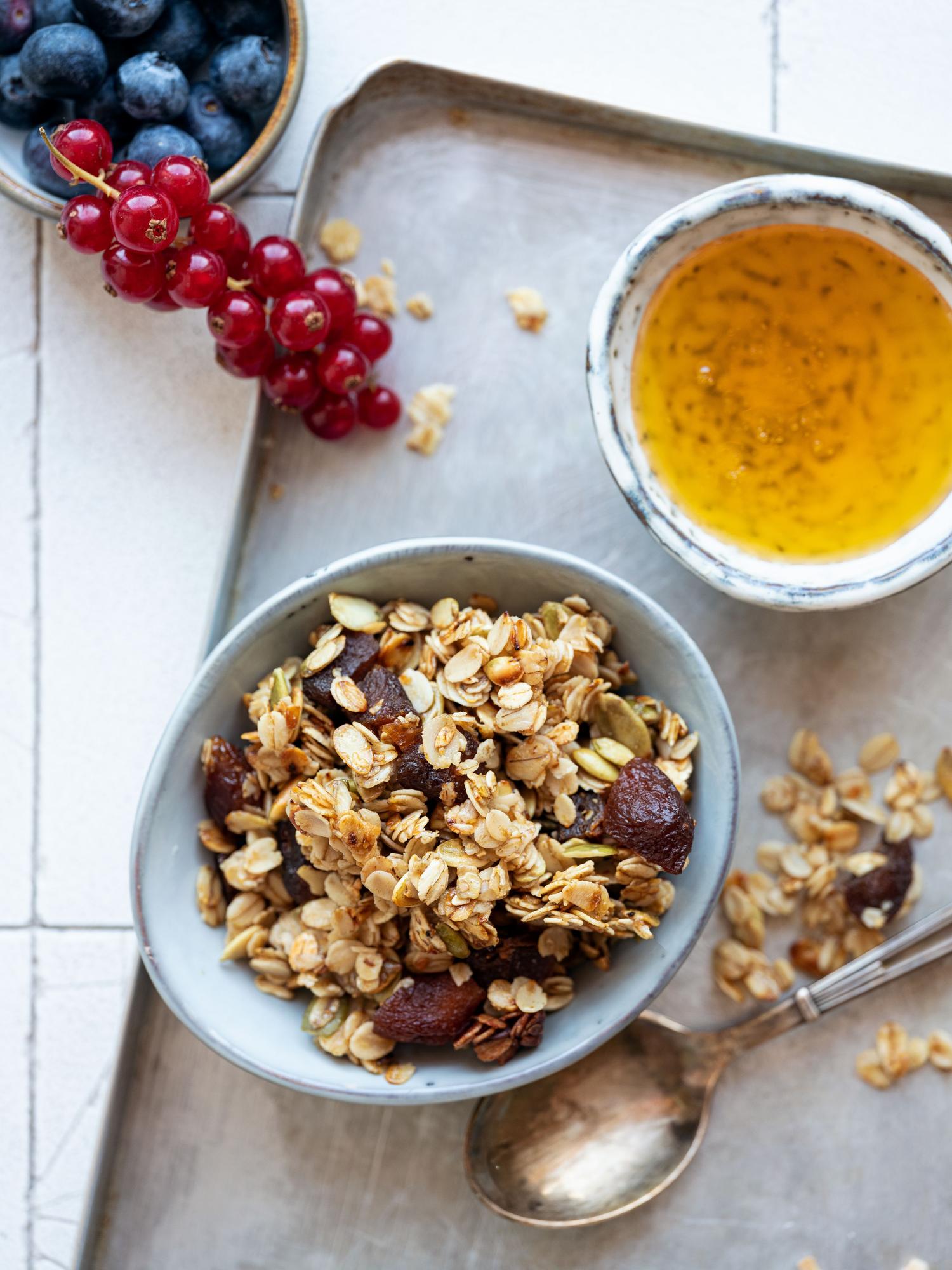 Granola al cocco in padella