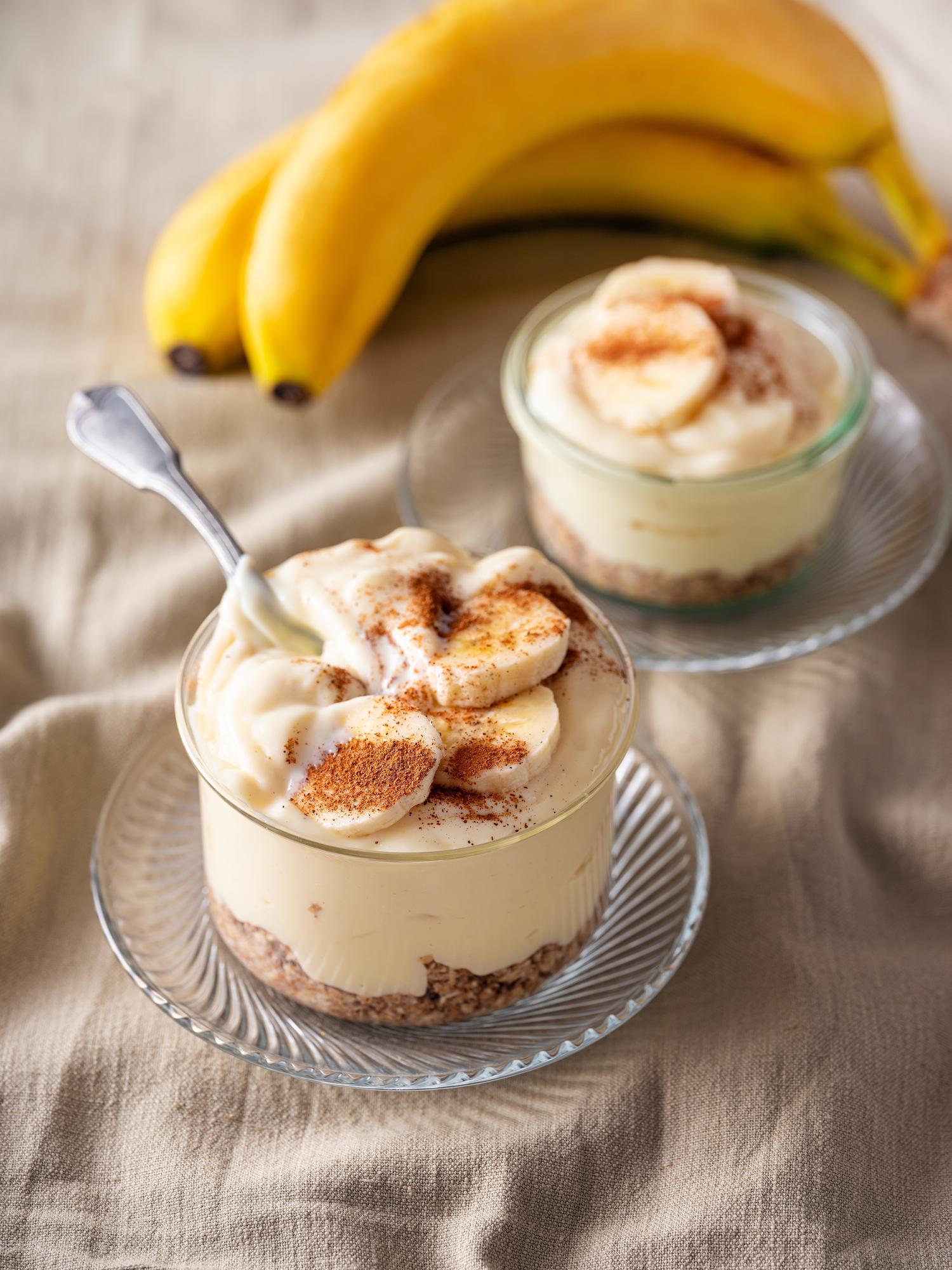 Parfait cremoso alla banana