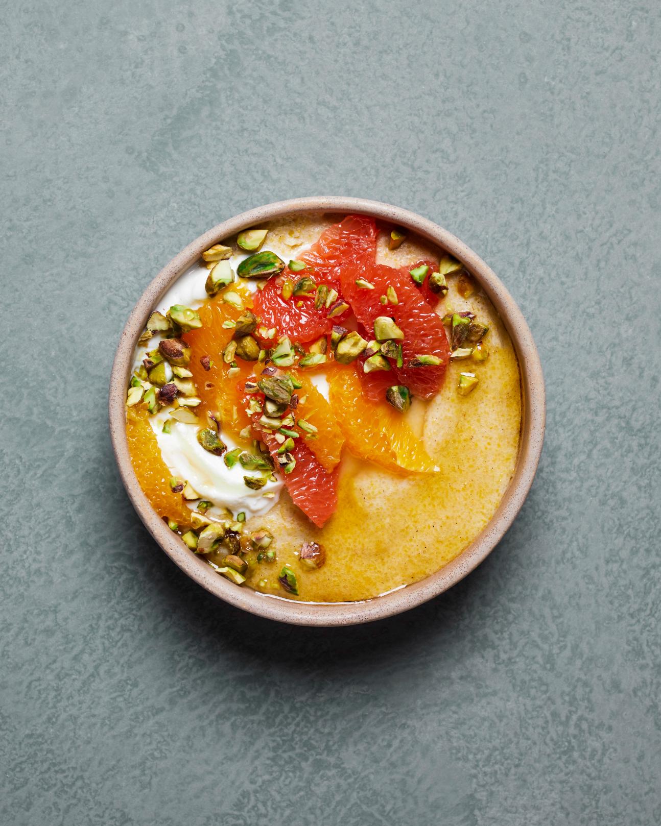 Polenta di mais al cardamomo