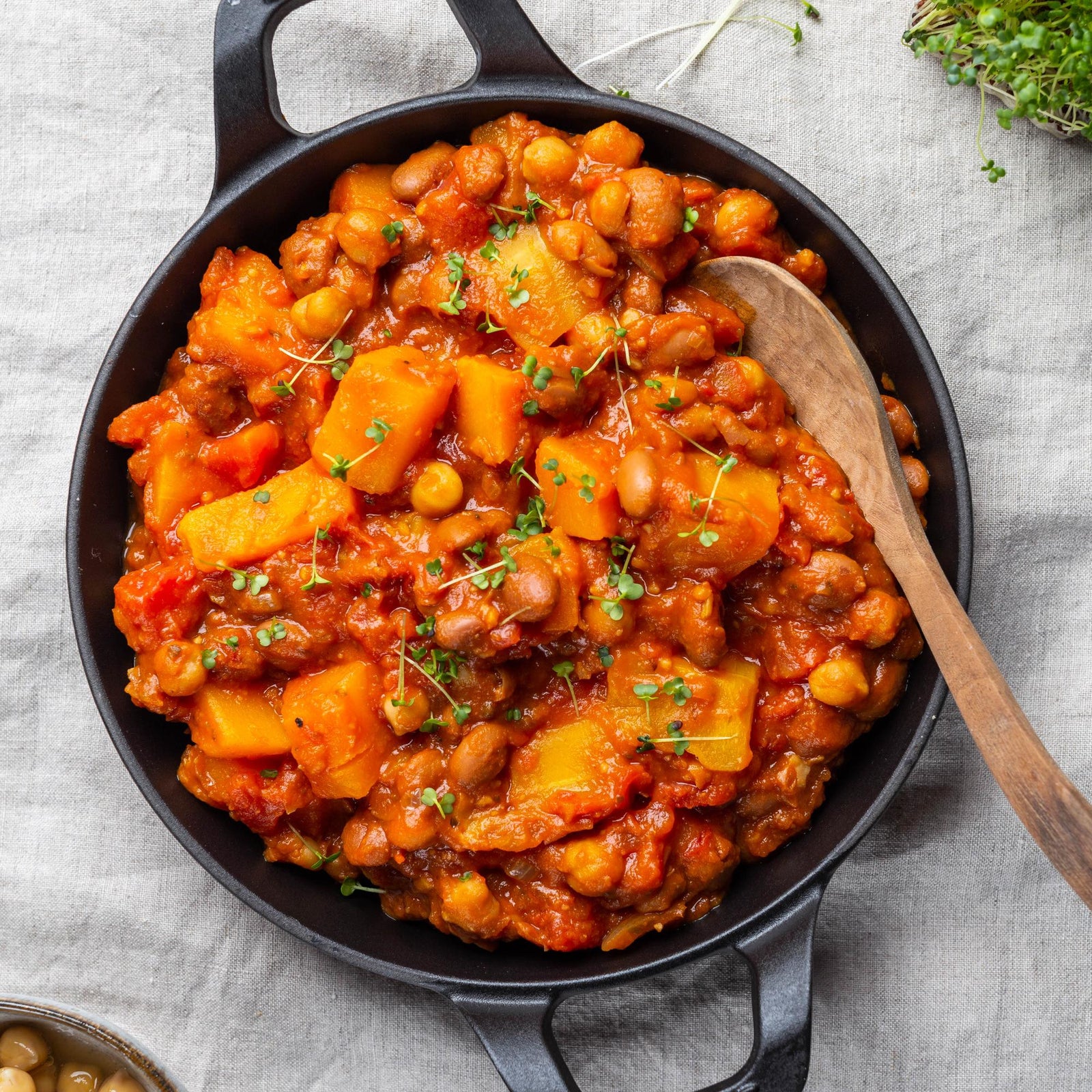 Miscuglio di zucca con peperoncino