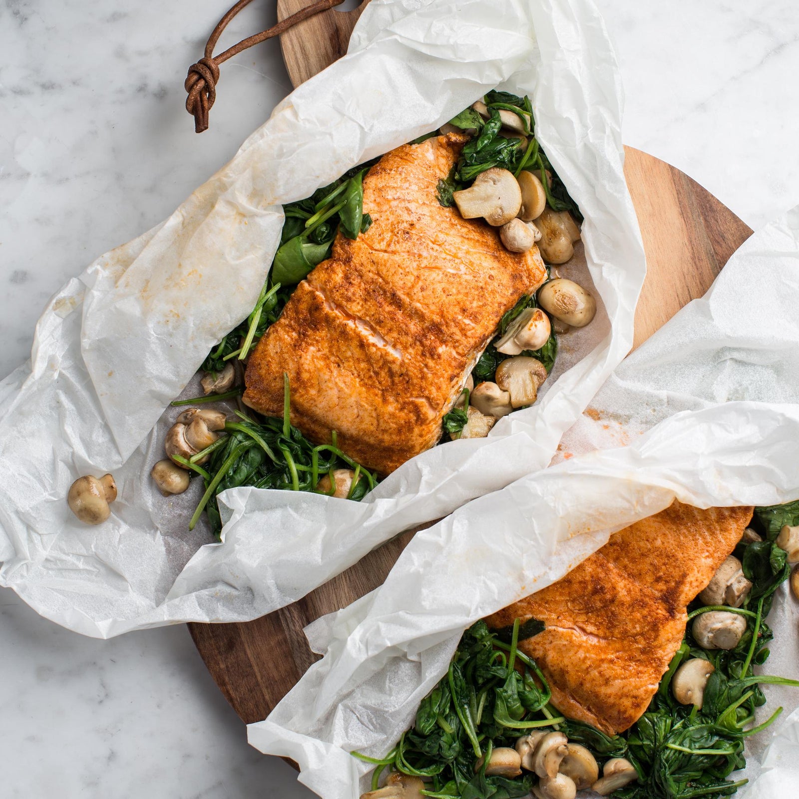 Salmone al cartoccio