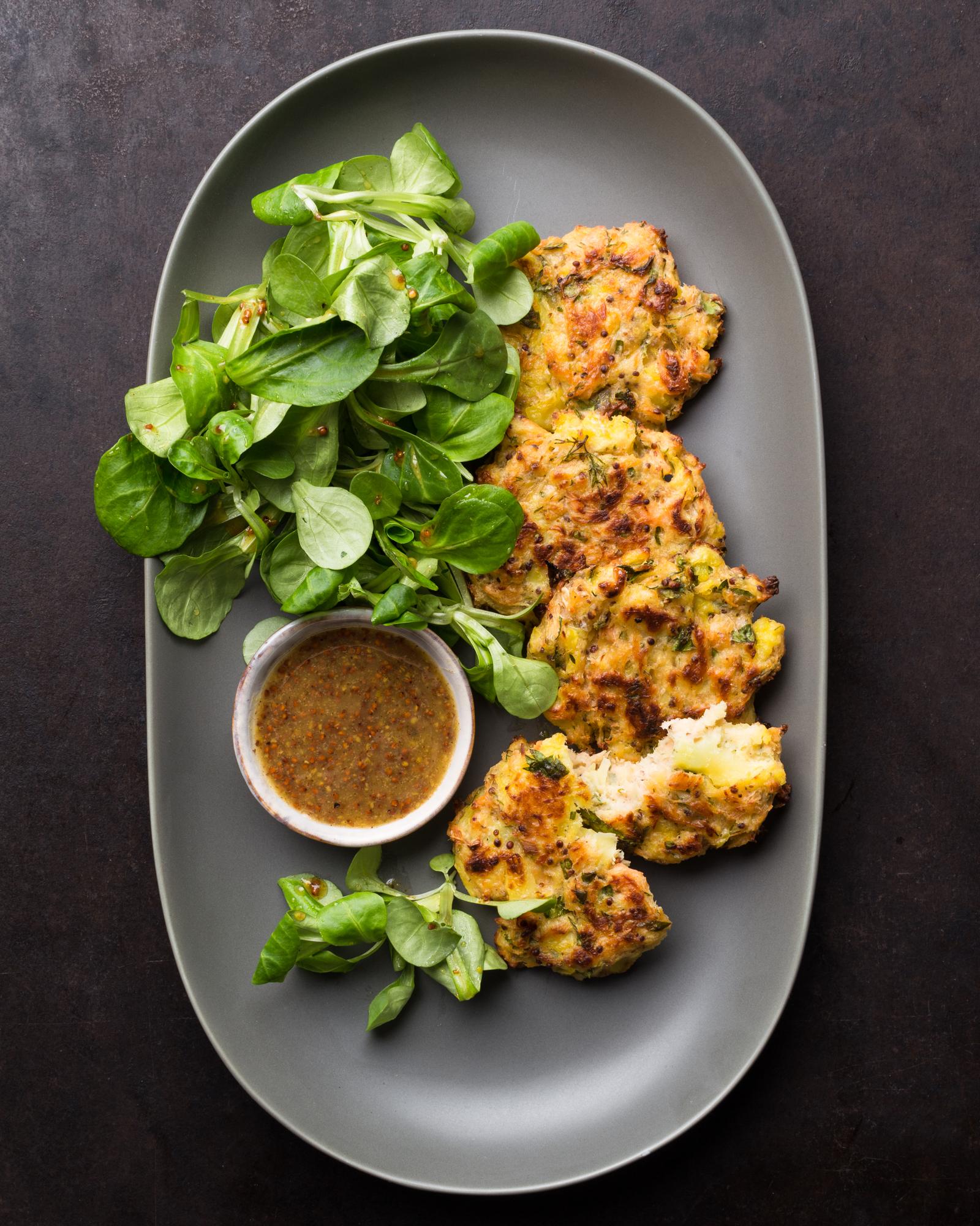 Frittelle di patate al salmone