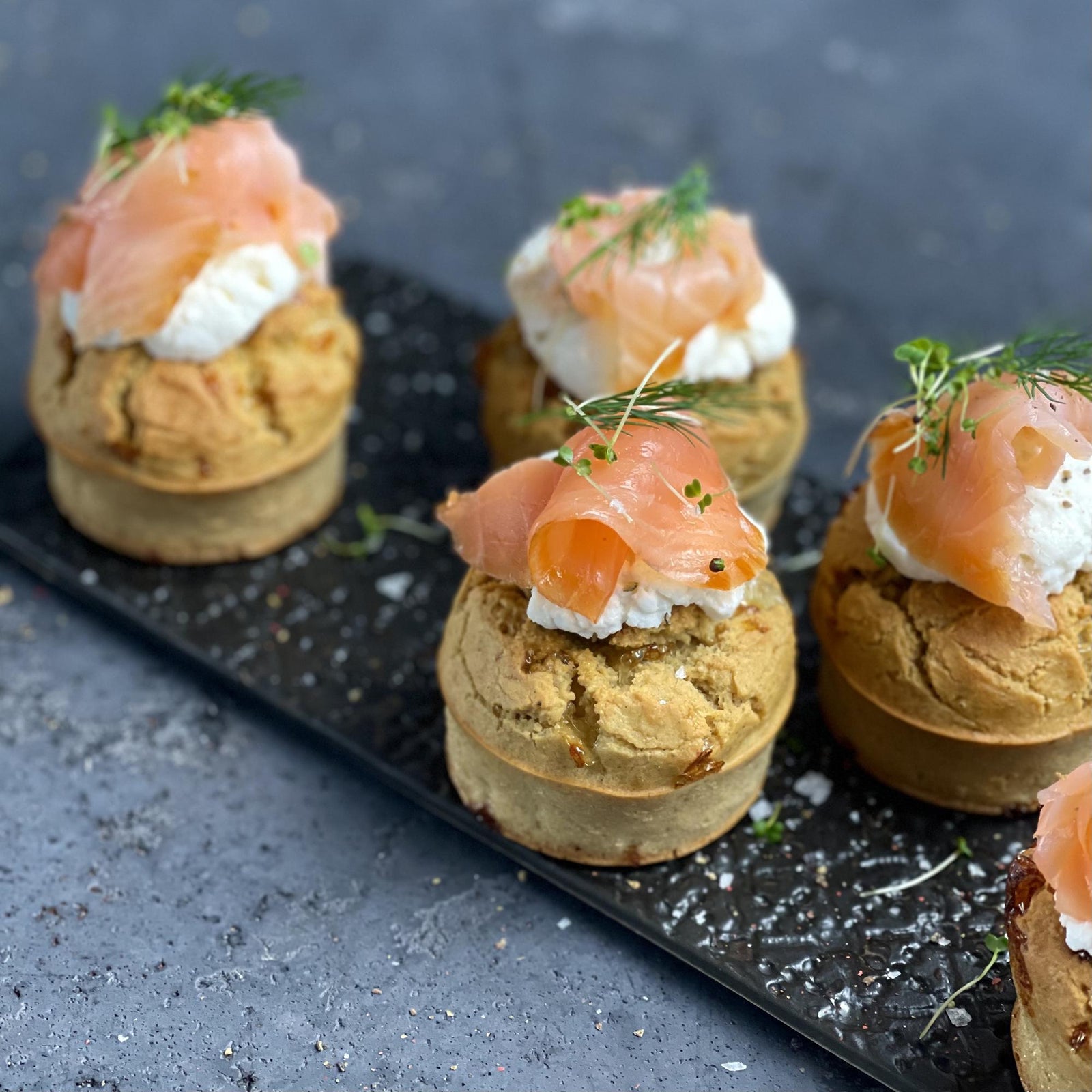 Muffin al salmone