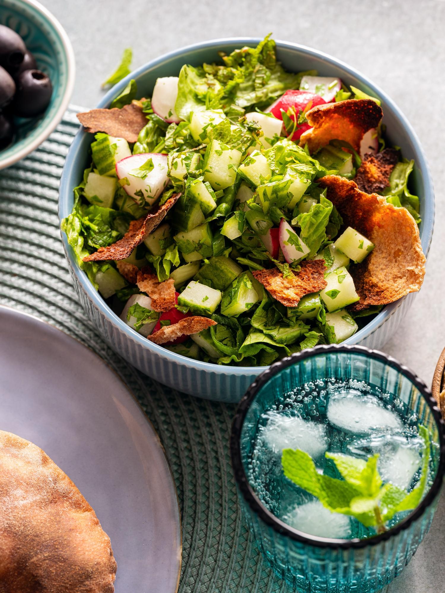 Insalata libanese di verdure
