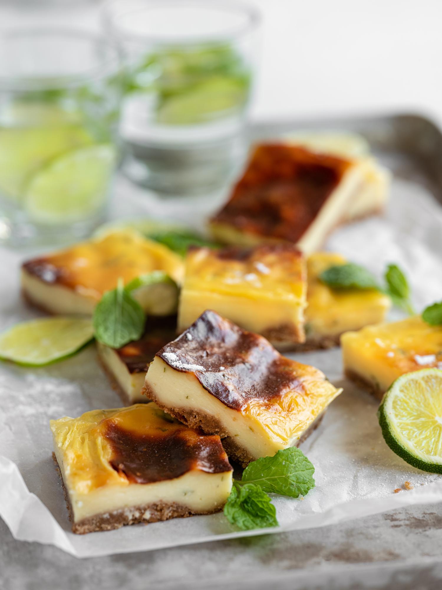Quadrotti al lime