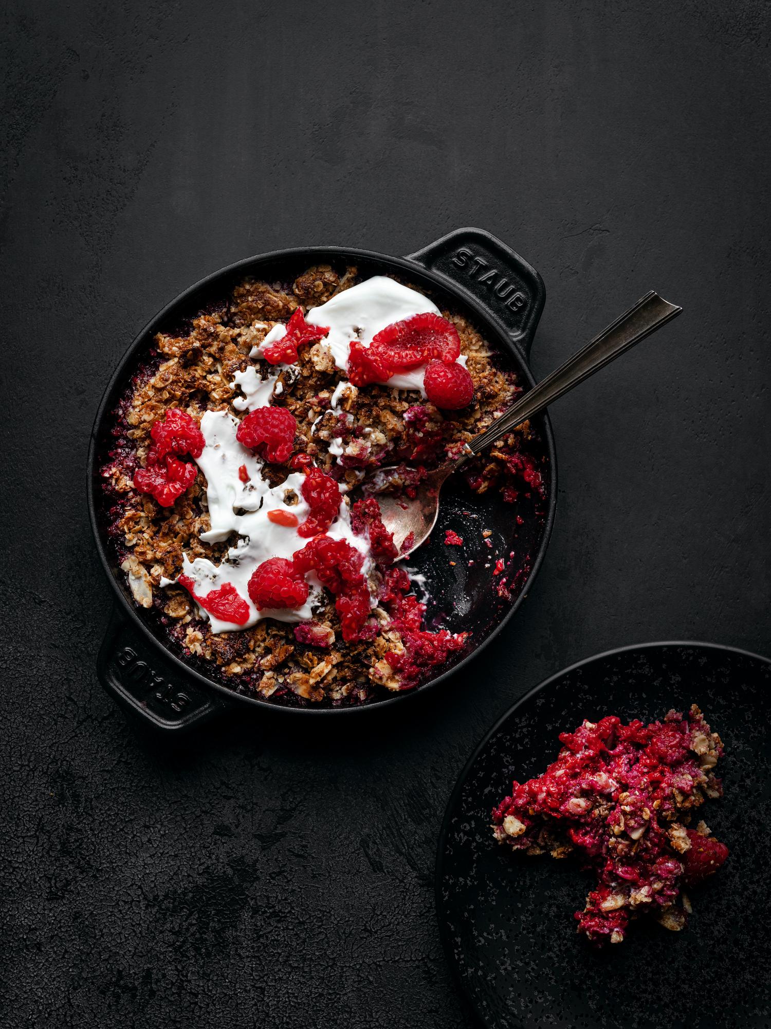 Crumble ai lamponi