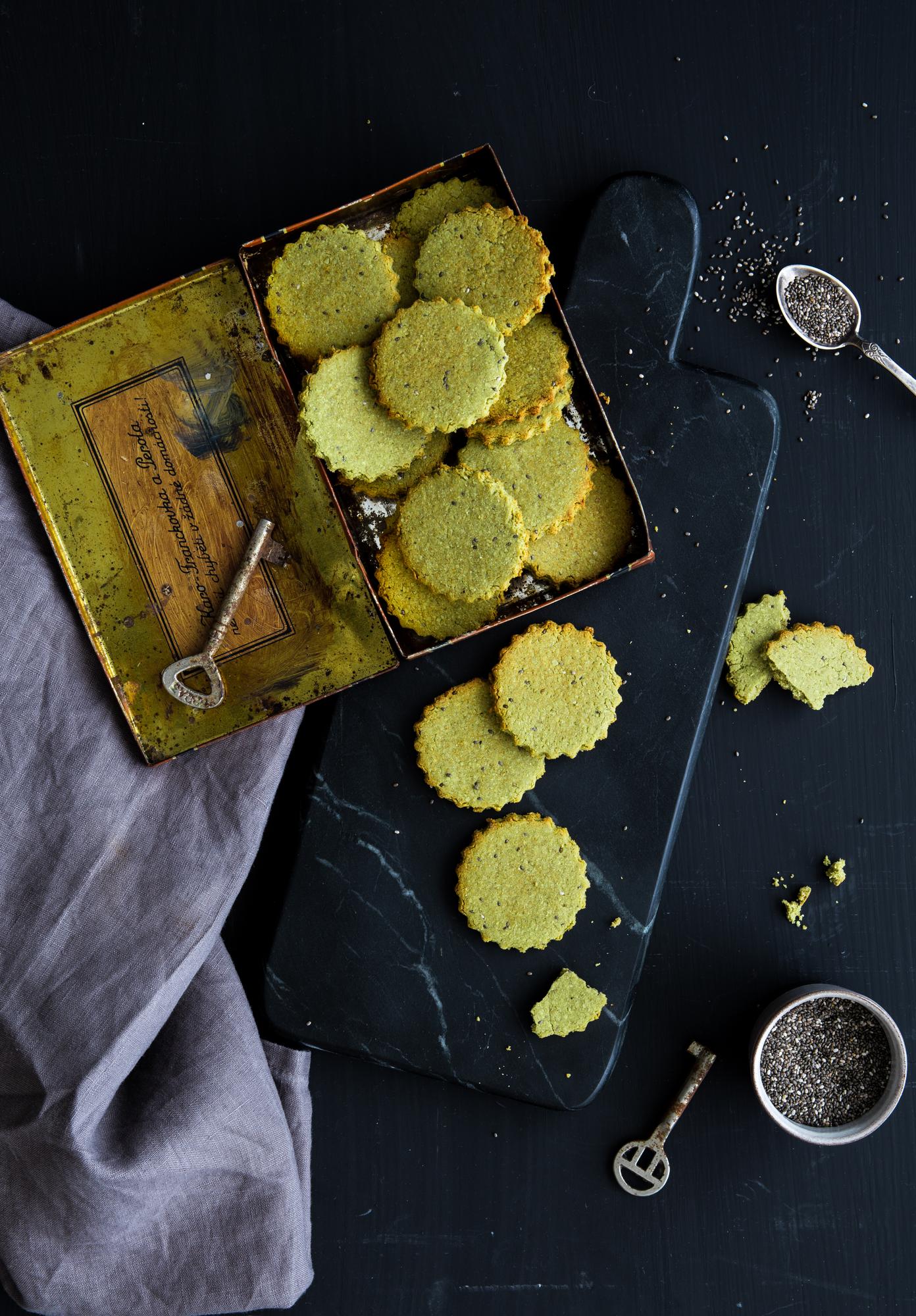 Biscotti al matcha