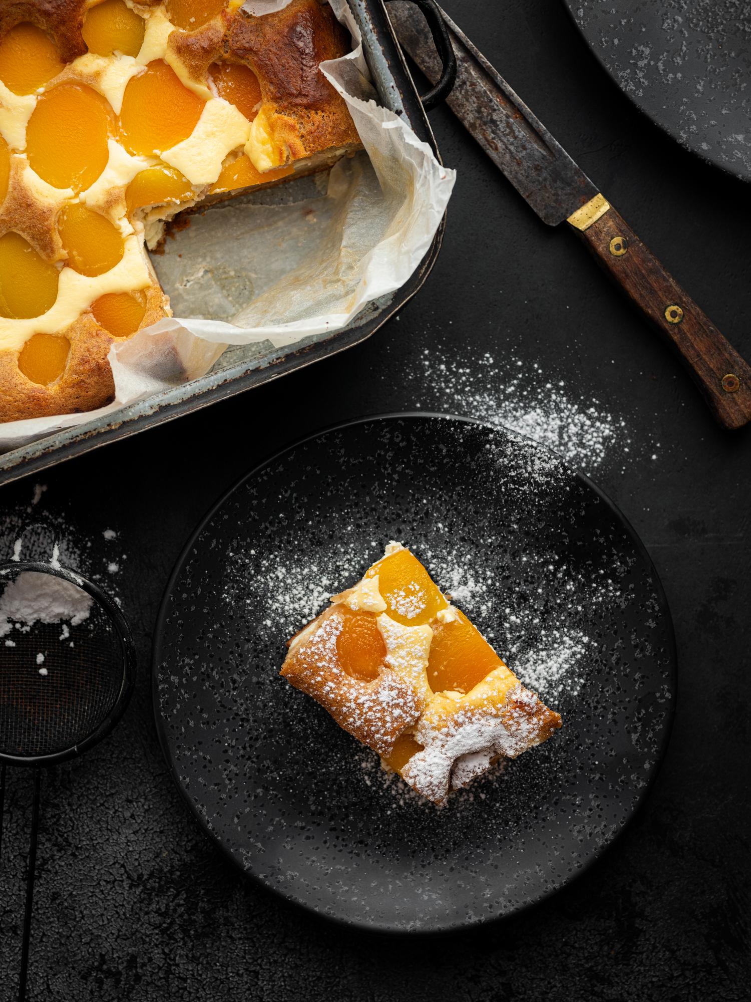 Crostata di albicocche con ricotta
