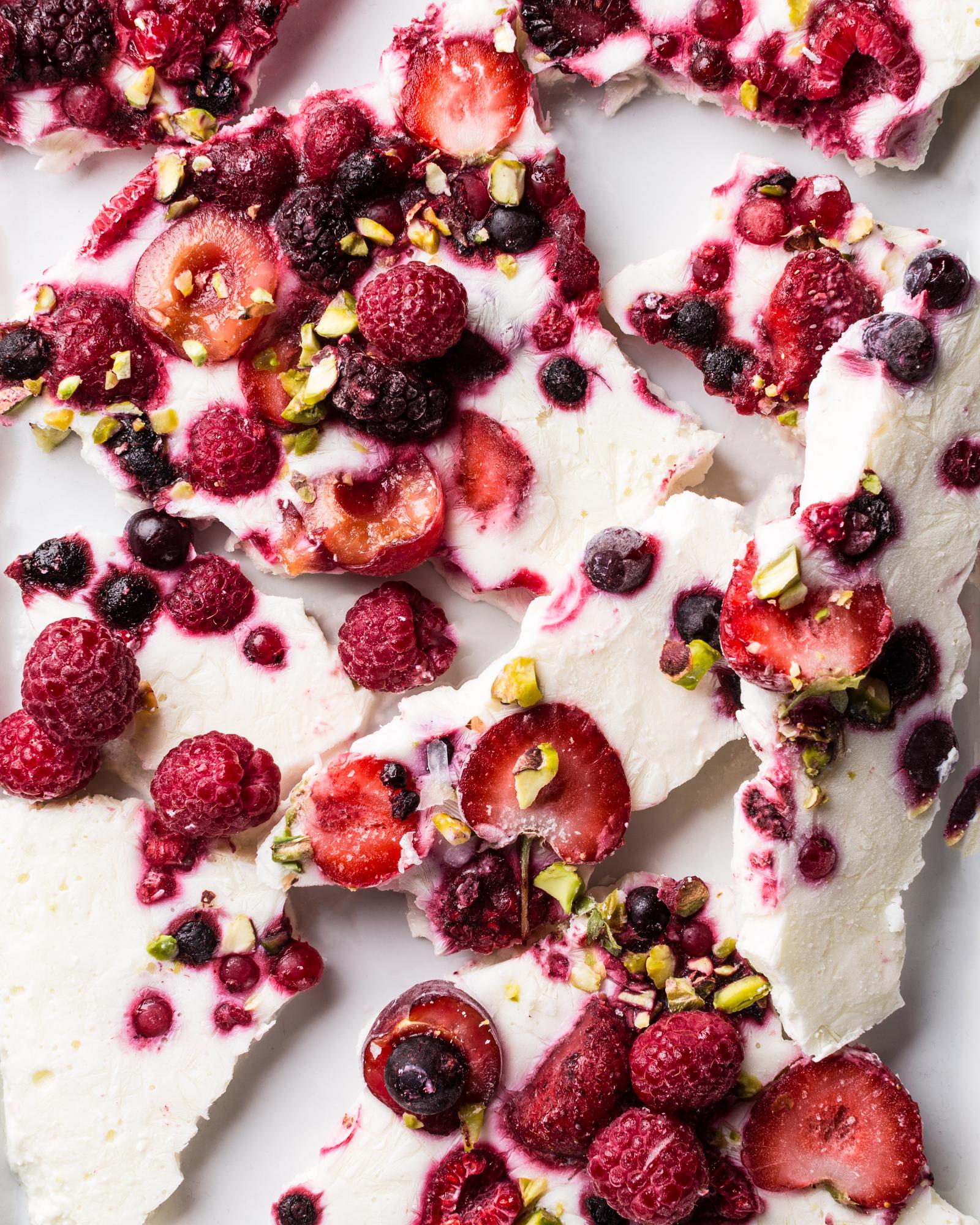 Yogurt gelato ai frutti di bosco