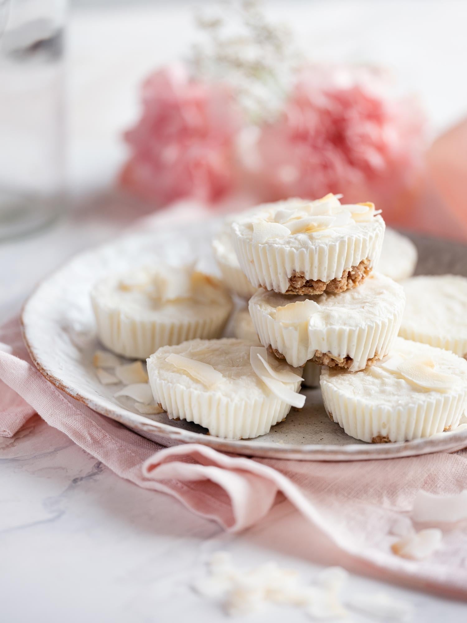 Muffin al cocco senza cottura