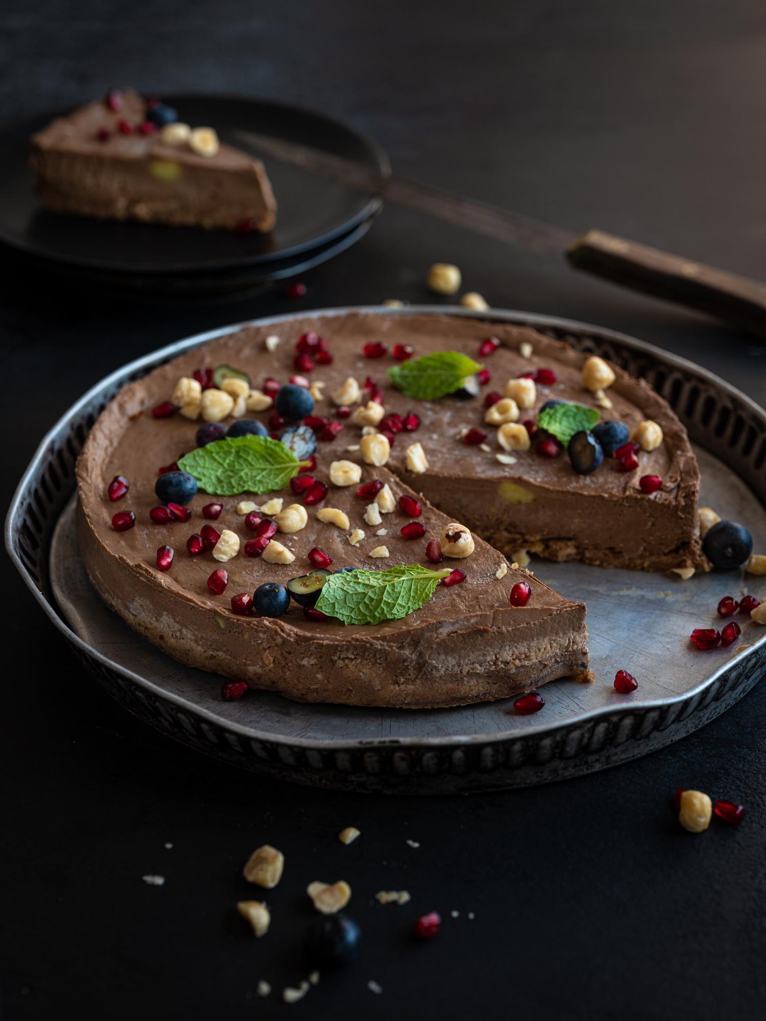 Torta al cioccolato senza cottura