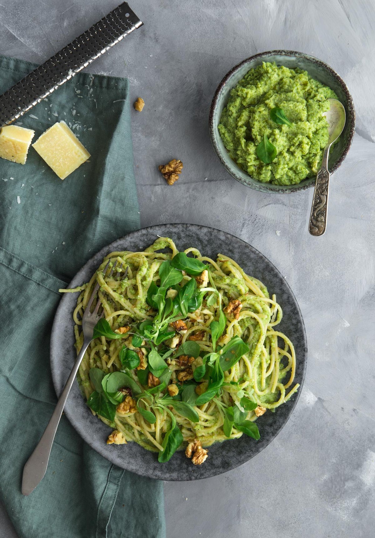 Pasta con salsa di broccoli