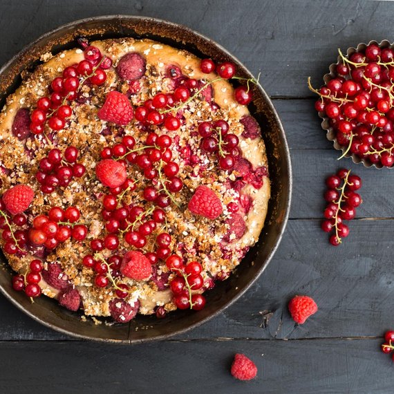 Torta di frutta con ribes