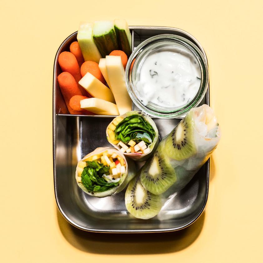 Involtini di riso alla frutta