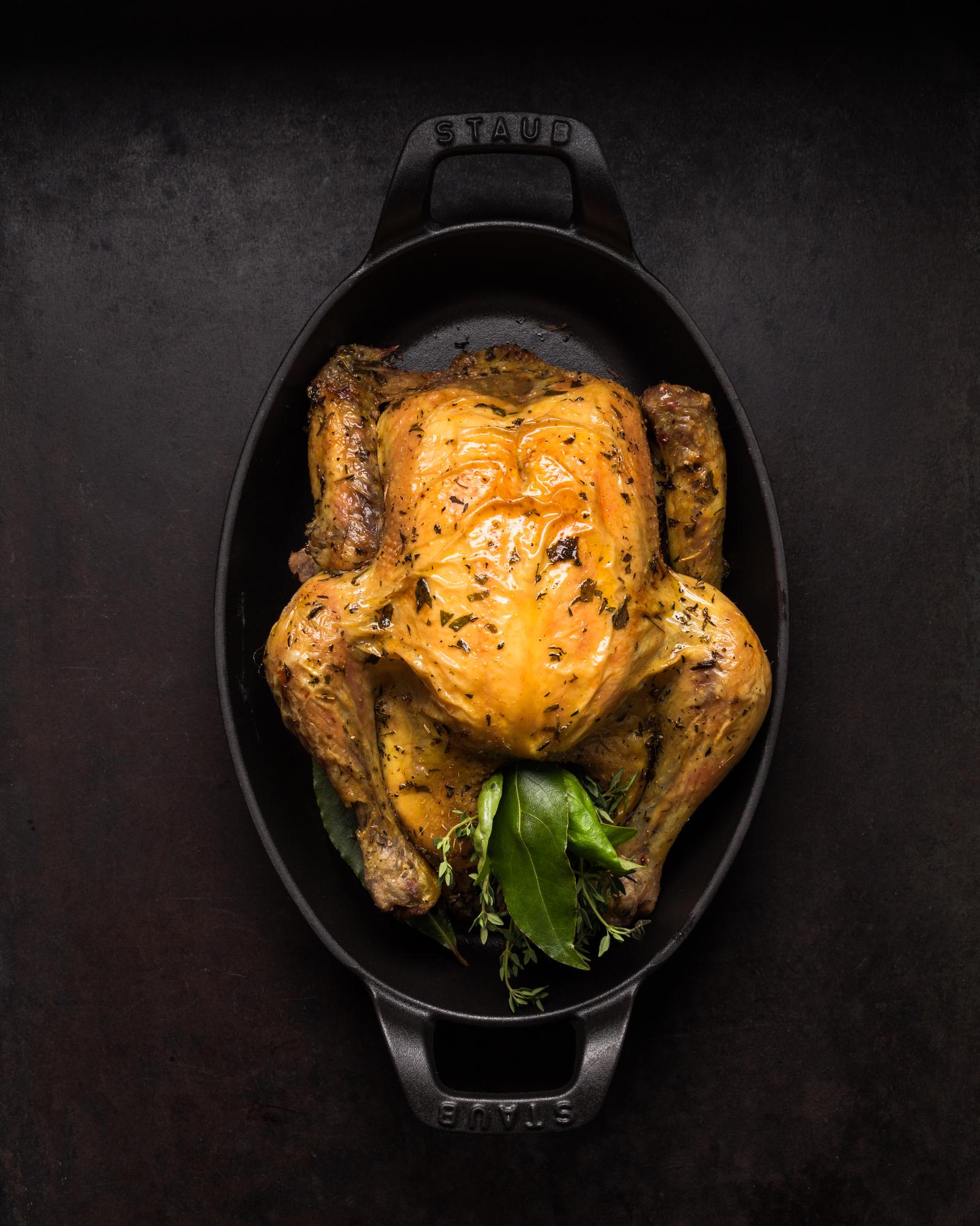 Pollo arrosto all'aceto di vino