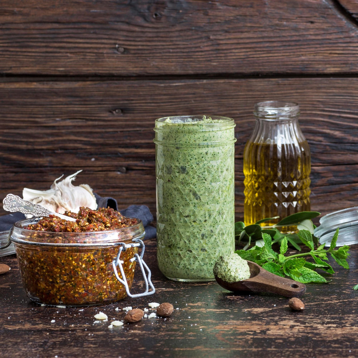 Pesto di pomodori secchi con pinoli