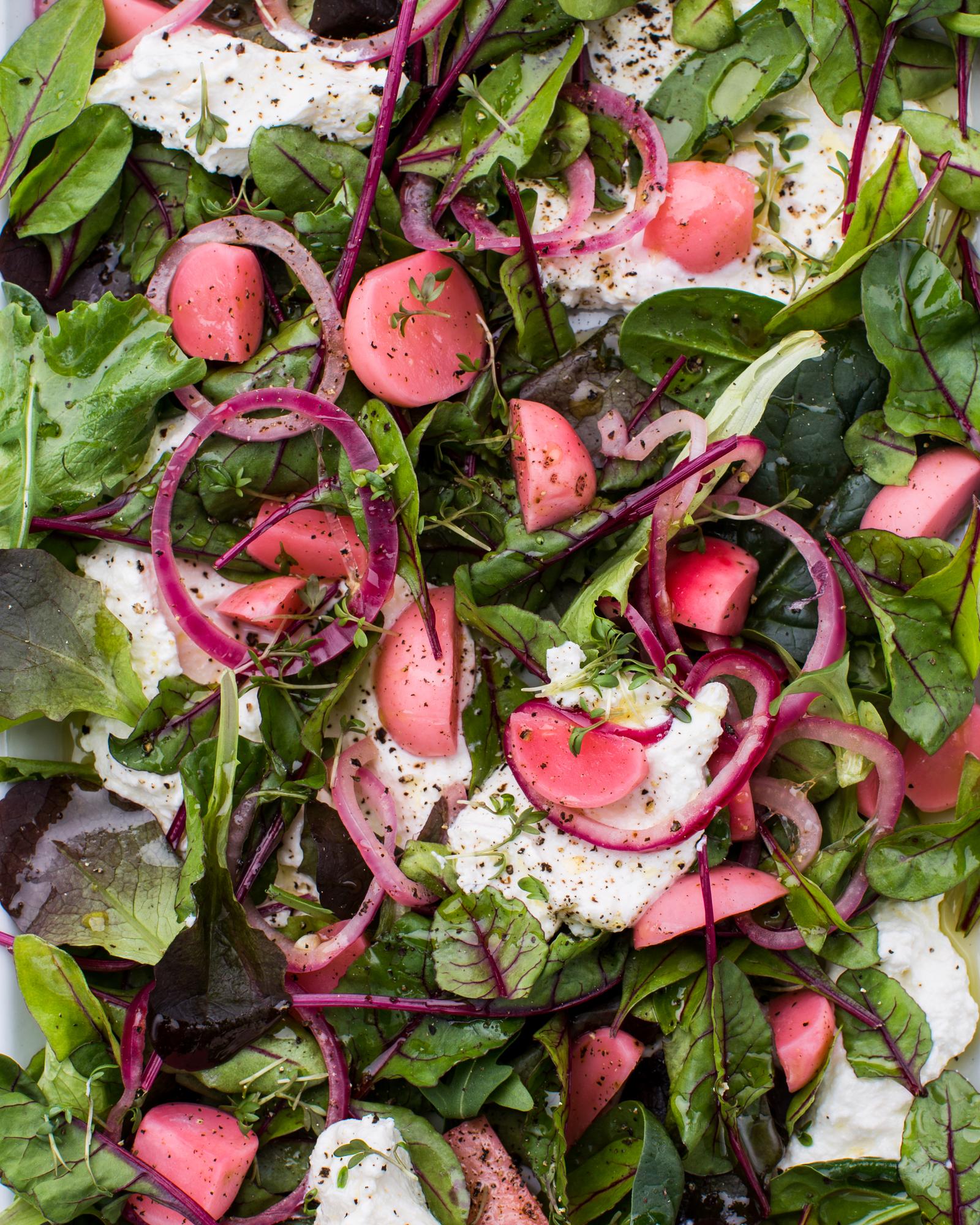 Pickles con insalata