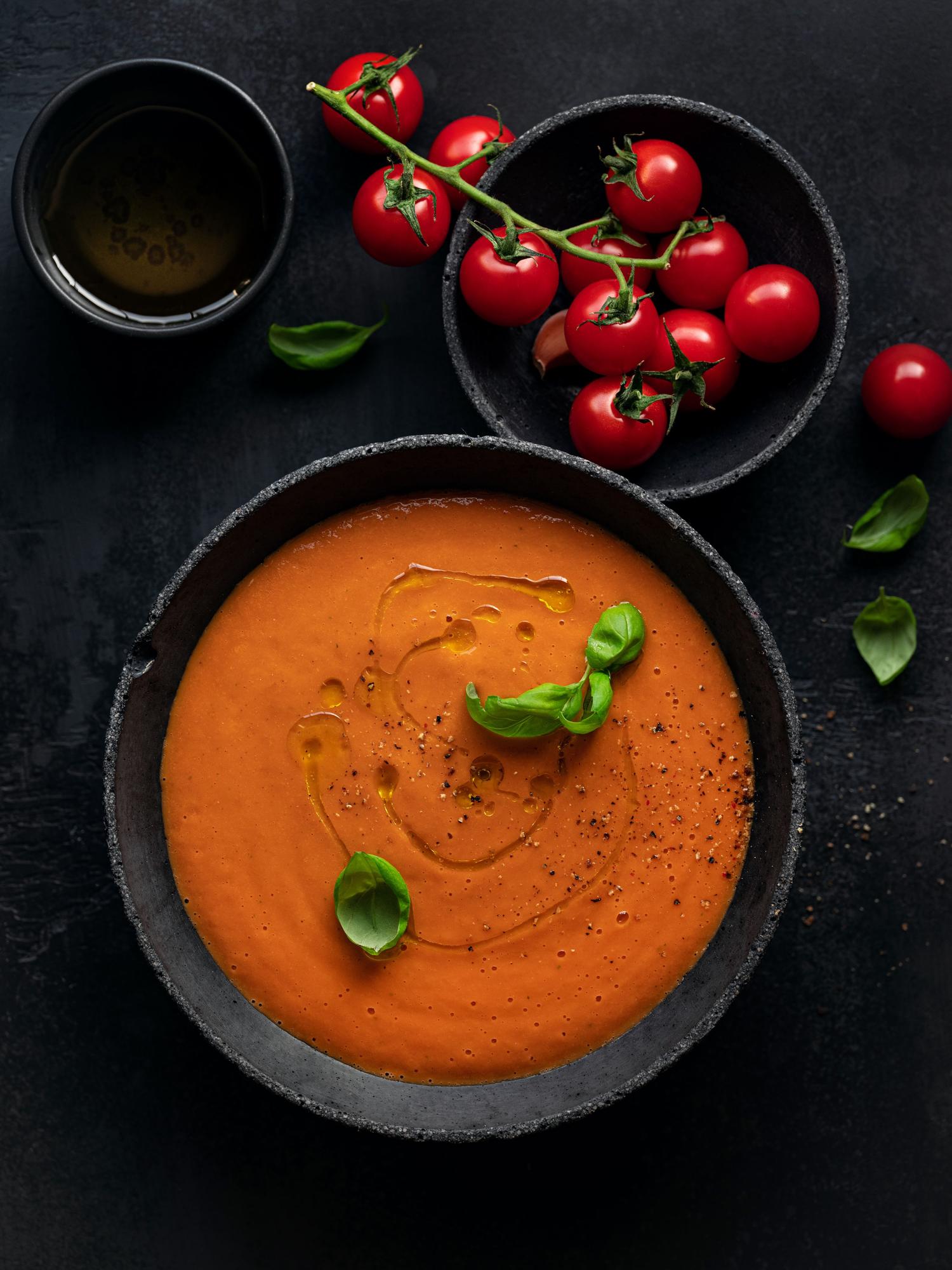 Zuppa di pomodori arrosto