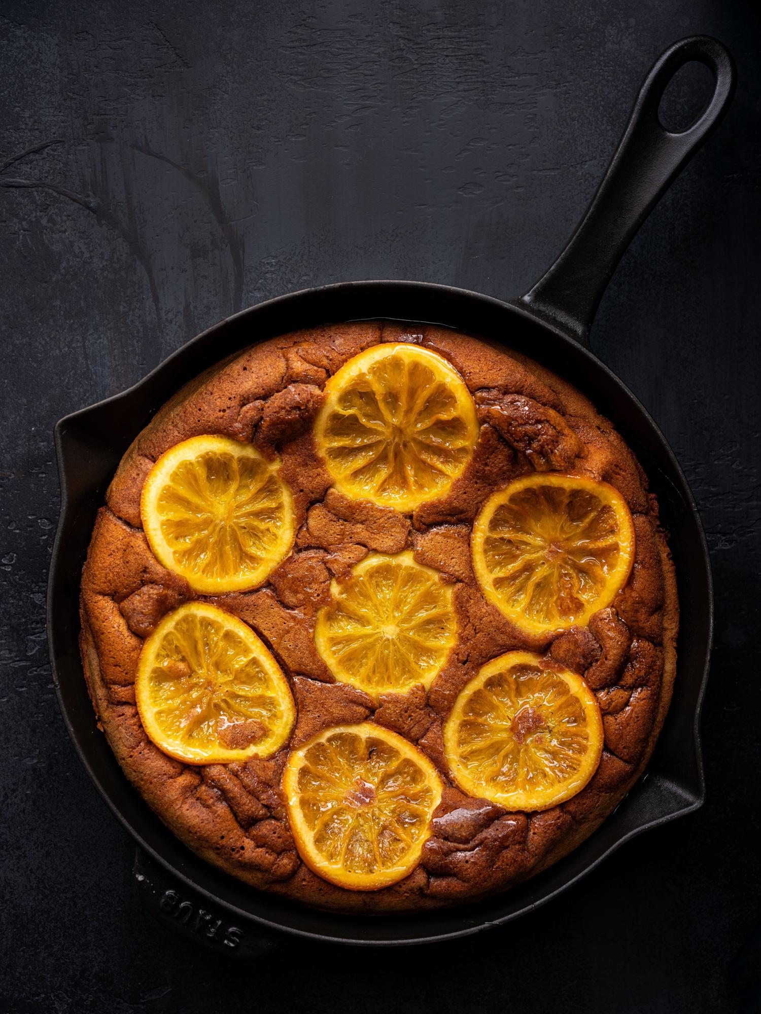 Frittata all'arancia in padella