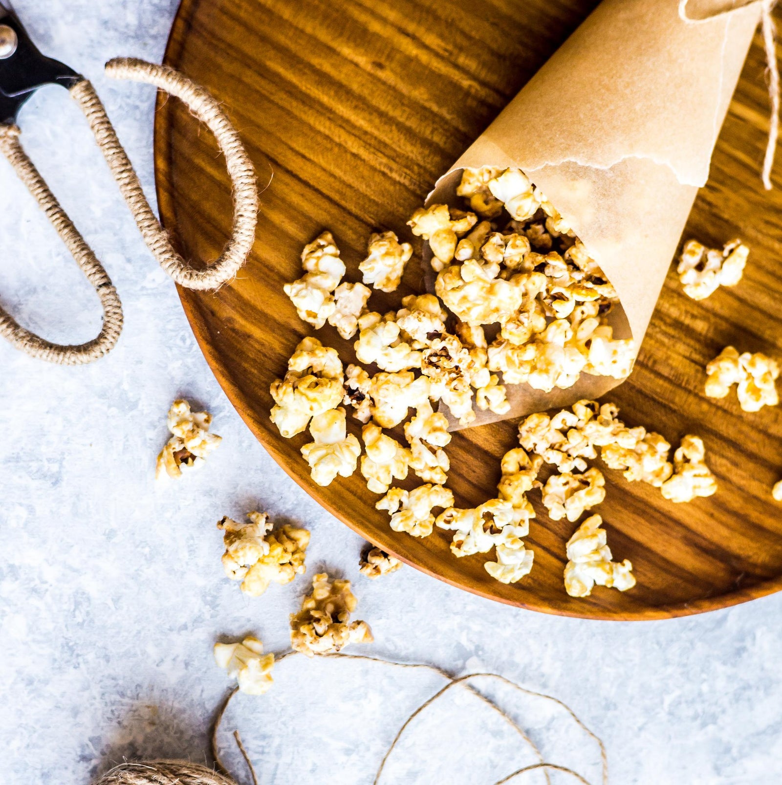Popcorn al burro di arachidi