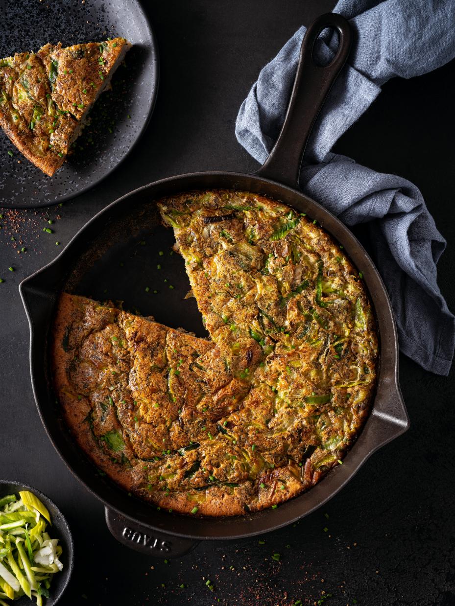 Frittata ai porri