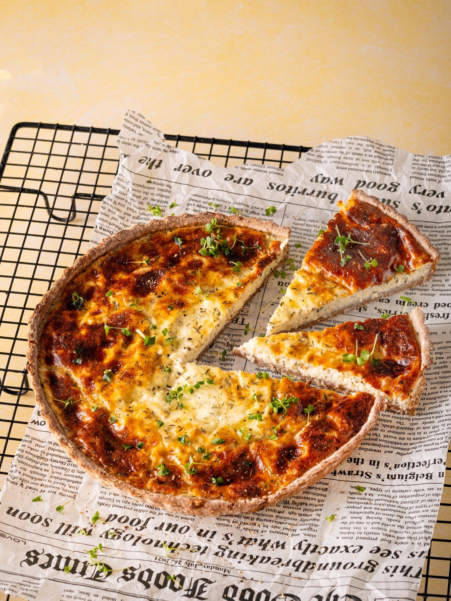 Quiche al formaggio